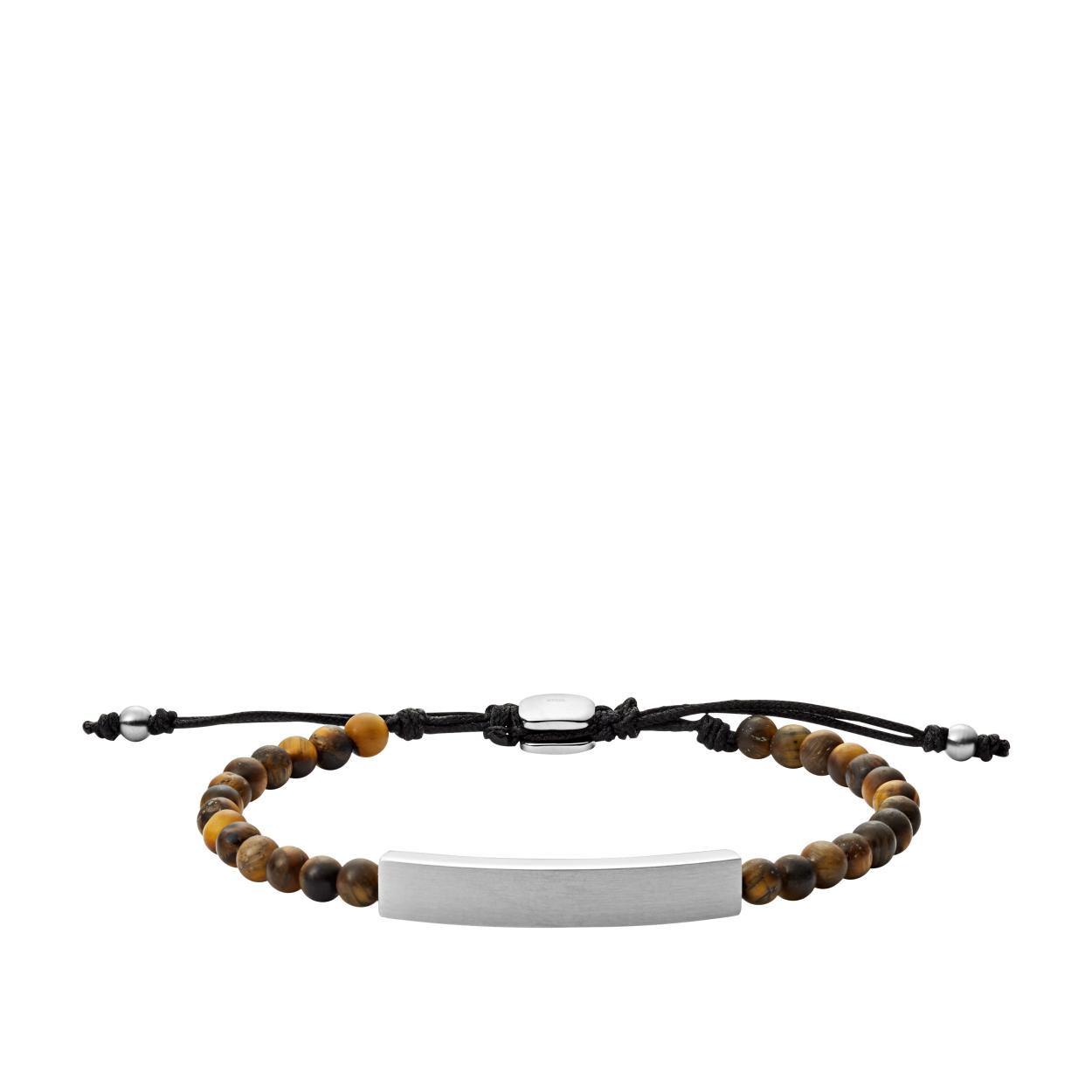 FIJNE HEREN ARMBAND OP MAAT VERSTELBAAR DOOR DE LEREN TOUWTJES