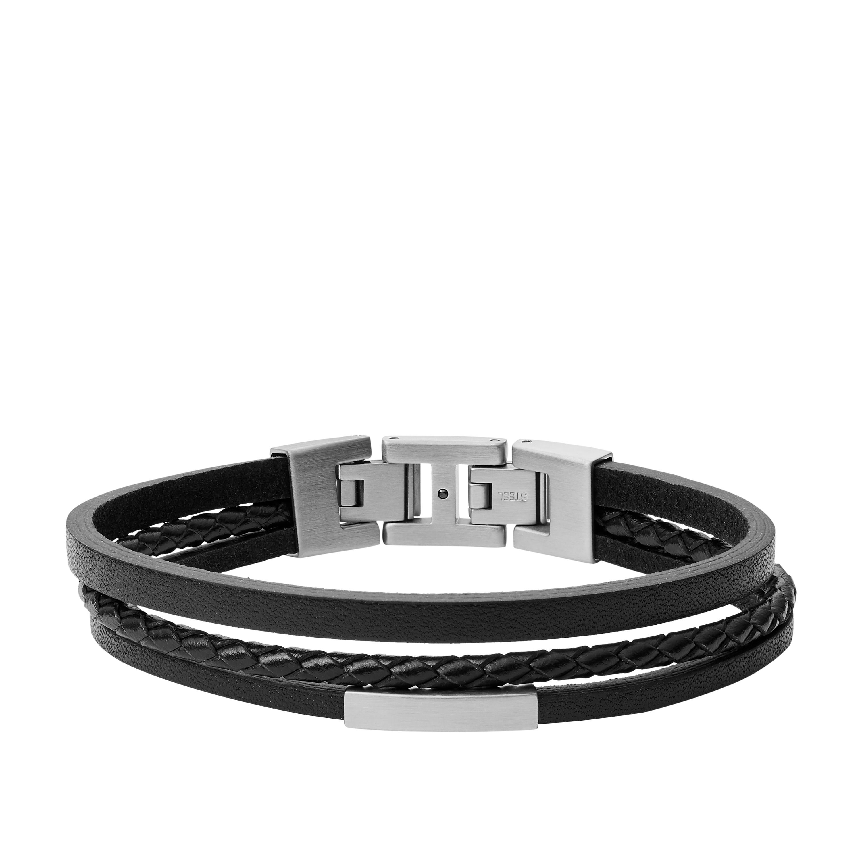 Fossil Vintage Zwarte Armband JF03322040 (Lengte: 18.00 - 19.50 cm) voor heren.

De sieraden van Fossil worden gemaakt van de beste materialen. Zo is dit sieraad gemaakt van leer en heeft het een mooie zilverkleurig kleur. Dit sieraad is geschikt voor elke gelegenheid, zowel casual overdag of chique in de avond.