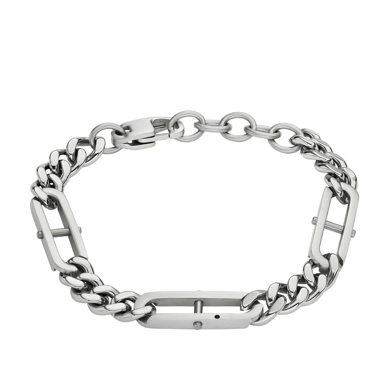 Fossil stalen heren armband