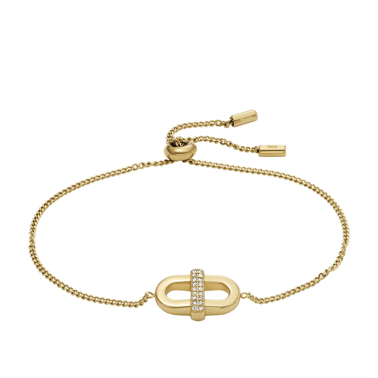 De sieraden van Fossil worden gemaakt van de beste materialen. Zo is dit sieraad gemaakt van rvs en heeft het een mooie goudkleurig kleur. Dit sieraad is geschikt voor elke gelegenheid, zowel casual overdag of chique in de avond.
