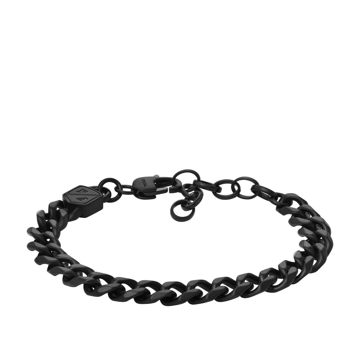 Deze luxe heren armband in het trendy zwart is vervaardigd van hoogwaardig roestvrijstaal. Ideaal om mee te combineren door de sprankelende combo afwerking. Een fashionable accessoire voor elke gelegenheid.

Materiaal: Roestvrijstaal
Breedte: 0,8 cm
Lengte: 16,5 cm
Sluiting: karabijnsluiting
