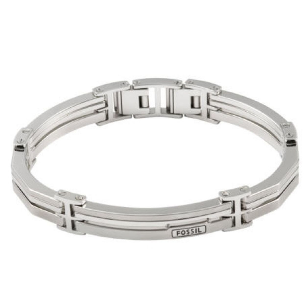 FOSSIL heren armband staal 21cm