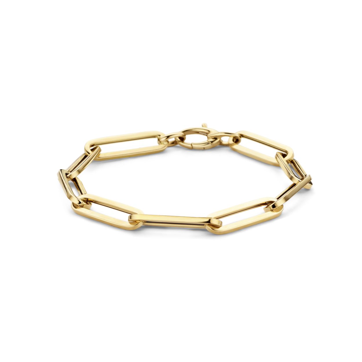 Deze Charm Bracelet is gemaakt van 14 karaat goud waardoor deze armband zijn waarde altijd zal blijven behouden. Aan deze Charm Bracelet kan je ook Just Franky Charms toevoegen.