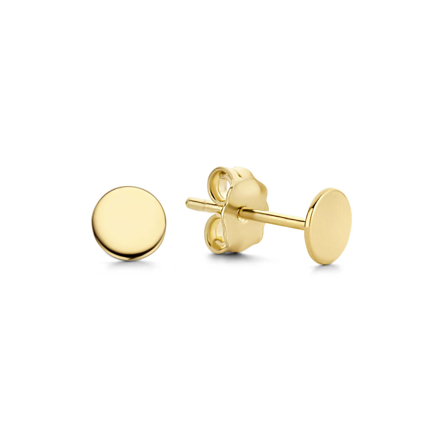 14 karaat geelgouden oorstekers