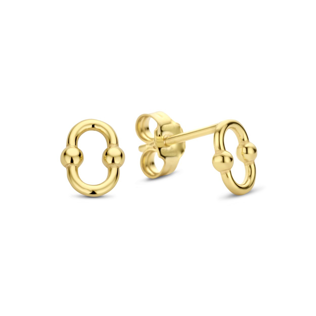 Bonbon Studs
Back to the basics! Je kunt nooit genoeg minimalistische oorbellen hebben. De Bonbon Earrings zijn gemaakt van 14K goud en zijn mooi in combinatie met de bijpassende armband en ketting.

Brussel, de stad die bekend staat om haar imposante gebouwen met gouden details. De stad van pralines en wafels, maar vooral de stad van de bubbels. Loop door het prachtige Galleries Royales Saint-Hubert onderweg naar een sprankelende borrel terwijl Jackies sieraden schitteren in de ondergaande zon. Ik straal en voel me zelfverzekerd.

Ik heb me voor mijn nieuwe 14 karaat gouden collectie laten inspireren door de bruisende sfeer van Brussel. Dit vind je terug in mijn nieuwe ontwerpen in de vorm van colliers, armbanden, oorsieraden en ringen.

Specificaties
- Oorstekers
- Materiaal: 14 Karaat - Geelgoud - 585
- Afmeting: 6,8 x 5,3mm
- Artikelnummer: JKE22.251