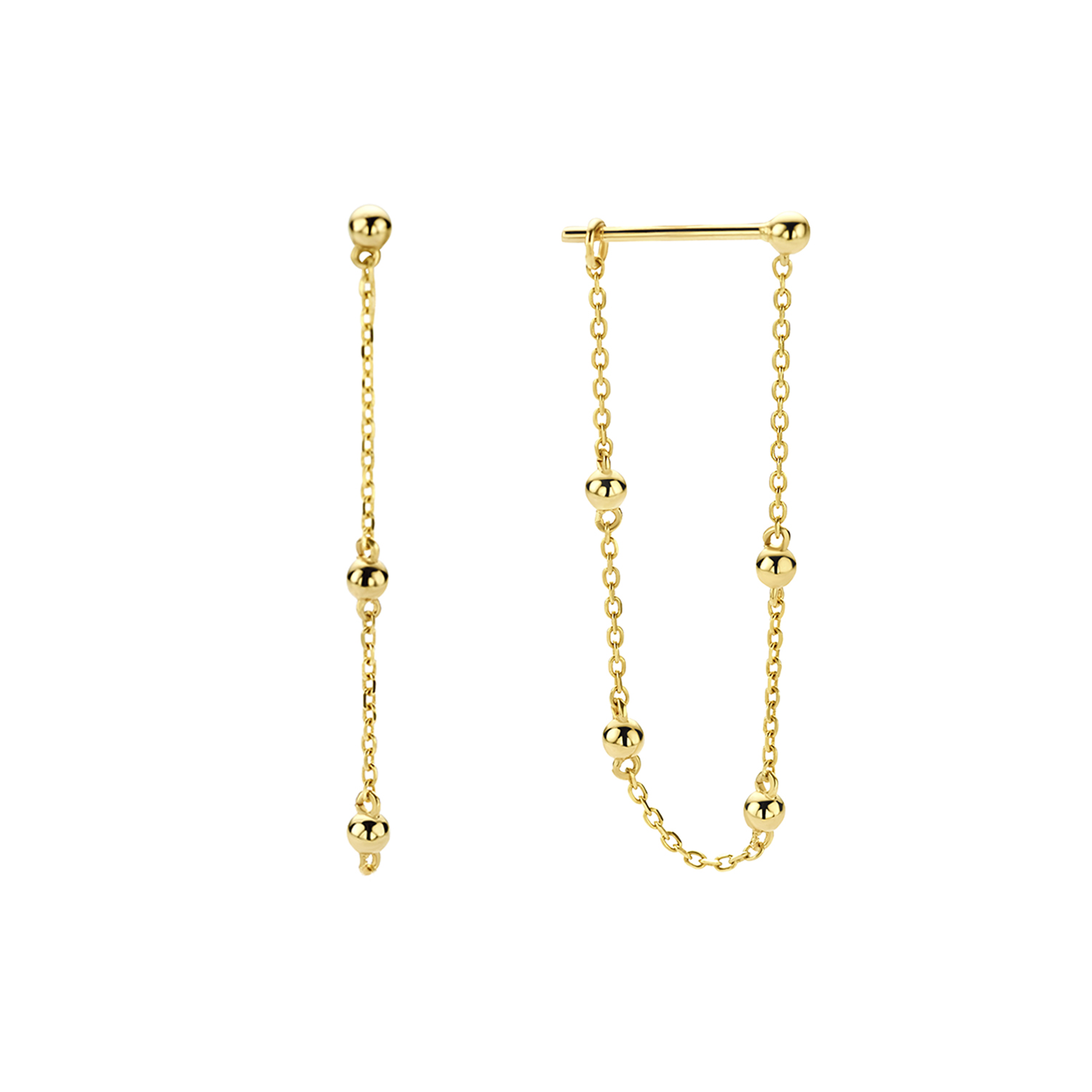 Bulles de Bruxelles Earrings
Een mooie toevoeging aan je sieradencollectie, de Bulles de Bruxelles Earrings! Gemaakt van 14K goud en mooi te combineren met andere Jackie sieraden.

Fijne 14 karaats sieraden, waarbij layering en stacking centraal staan: Jackie! Elk ontwerp is tijdloos en verfijnd, handgemaakt met echt vakmanschap. Voor de collectie van Jackie heb ik mij laten inspireren door vrouwen in de meest bruisende steden van de wereld. Voor sieraden is slechts één regel van toepassing: ‘more=more’. Creëer de mooiste combinaties! Drie colliers, twee armbanden en zes ringen aan één hand, zijn geen uitzondering.

Specificaties
- Oorstekers
- Materiaal: 14 Karaat - Geelgoud - 585
- Lengte: 30mm
- Artikelnummer: JKE22.261