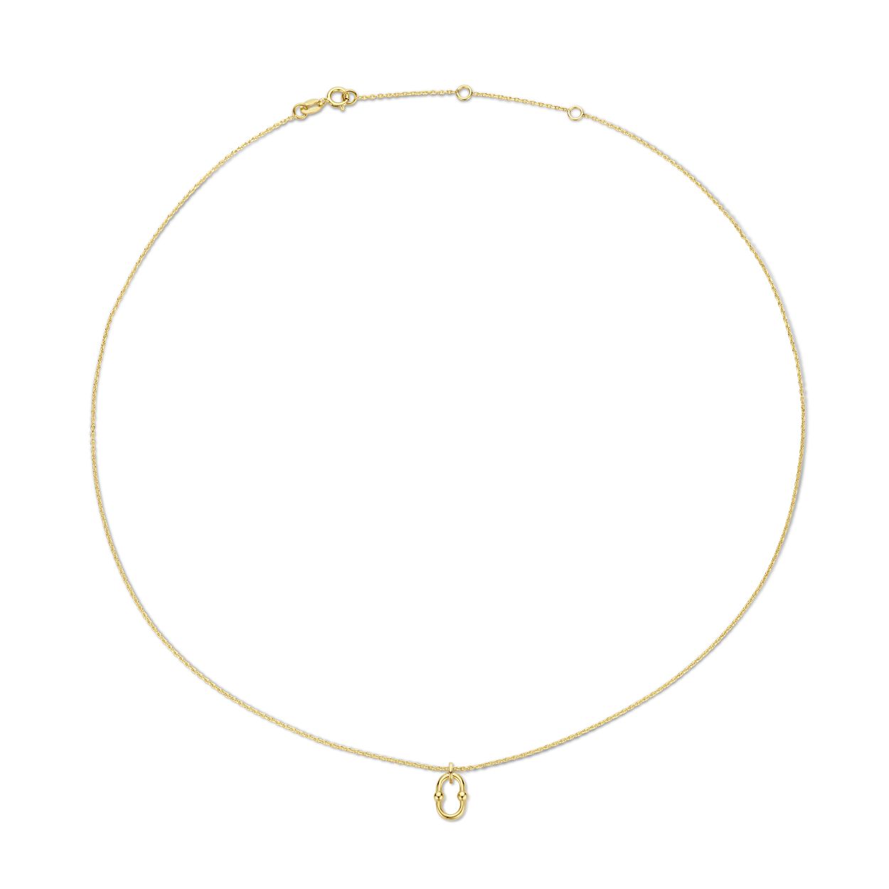Jackie JKN22.251 Dames Ketting Goud - 42cm
