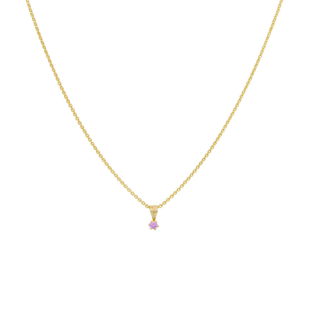 De Amethyst Hanger is gemaakt van 14K goud en bevat een amethist. De paarskleurige edelsteen staat bekend om haar beschermende en zuiverende werking. Wordt verkocht als enkel item, exclusief de ketting.
Materiaal: 14 Karaat - Geelgoud - 585
Edelsteen: Amethist - Het gaat hier om echte edelsteen. De kleur van de edelsteen kan afwijken van de productafbeelding.
Afmeting: 3,4mm
Artikelnummer: JKP20.006