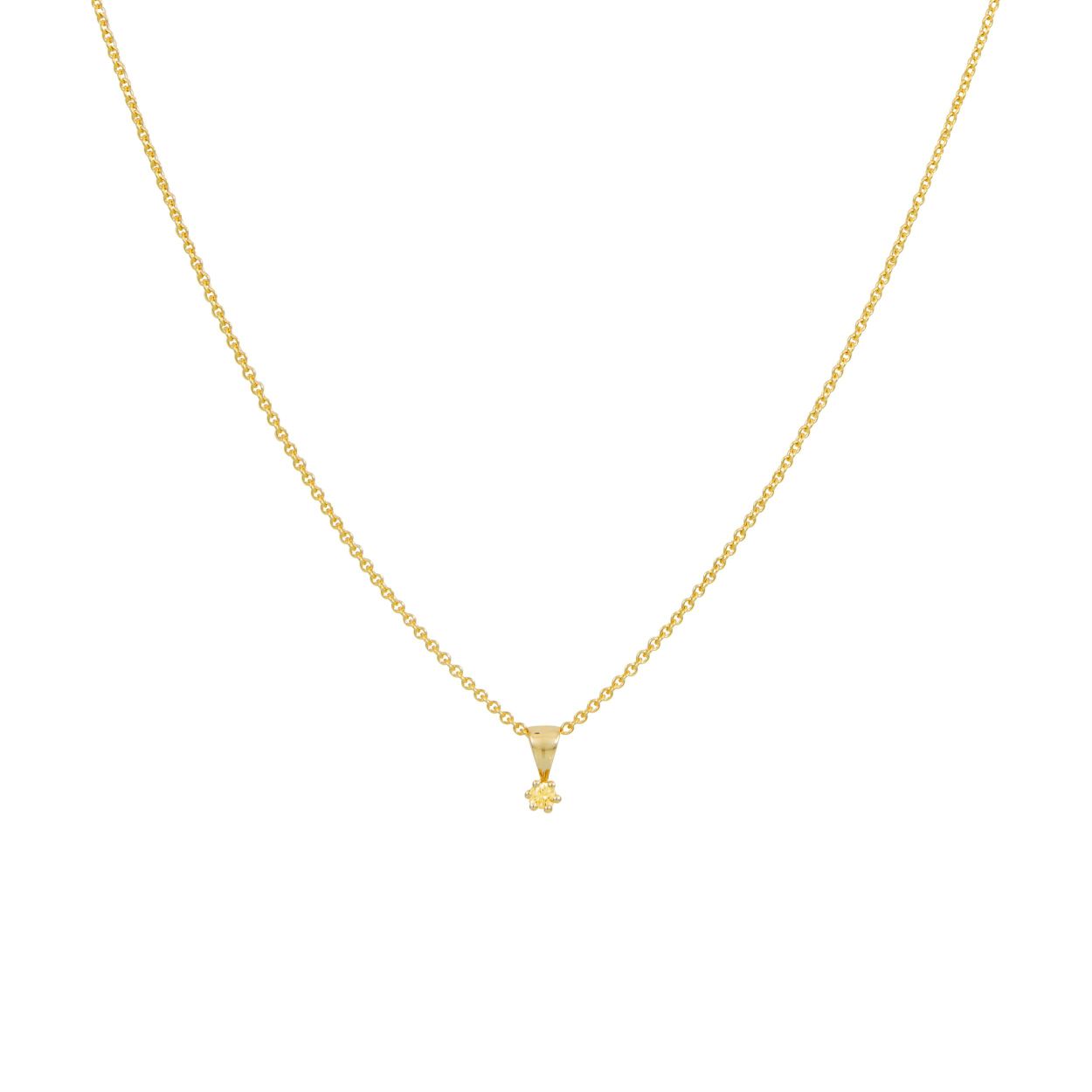 De Citrine Hanger is gemaakt van 14K goud en bevat een citrien. De zonnige en verwarmende edelsteen brengt vreugde. Wordt verkocht als enkel item, exclusief de ketting.
Materiaal: 14 Karaat - Geelgoud - 585
Edelsteen: citrien- Het gaat hier om echte edelsteen. De kleur van de steen kan afwijken van de productafbeelding.
Afmeting: 3,4mm
Artikelnummer: JKP20.007