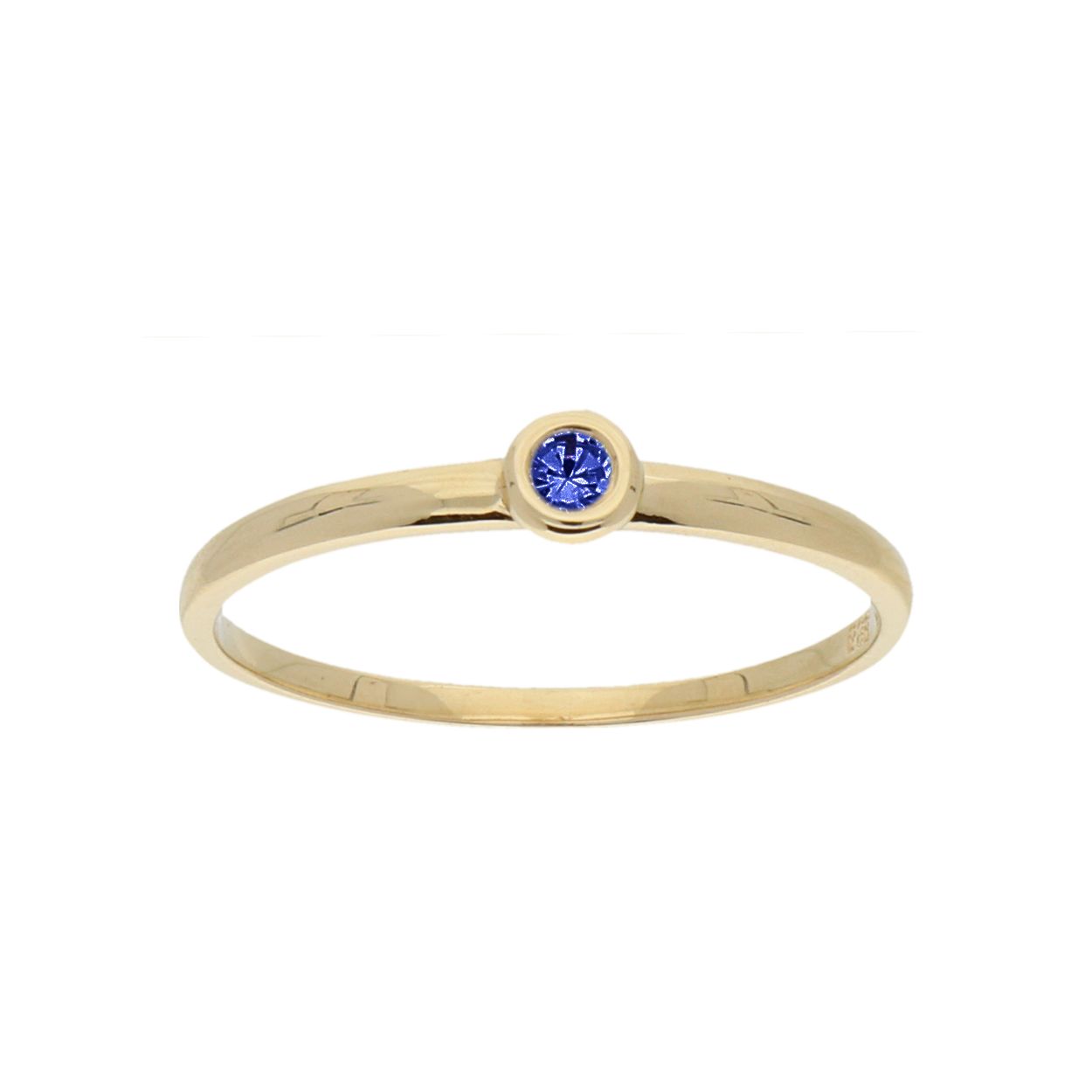 Ring Solitaire - echt Saffier

JKR20009-54in kast zetting  