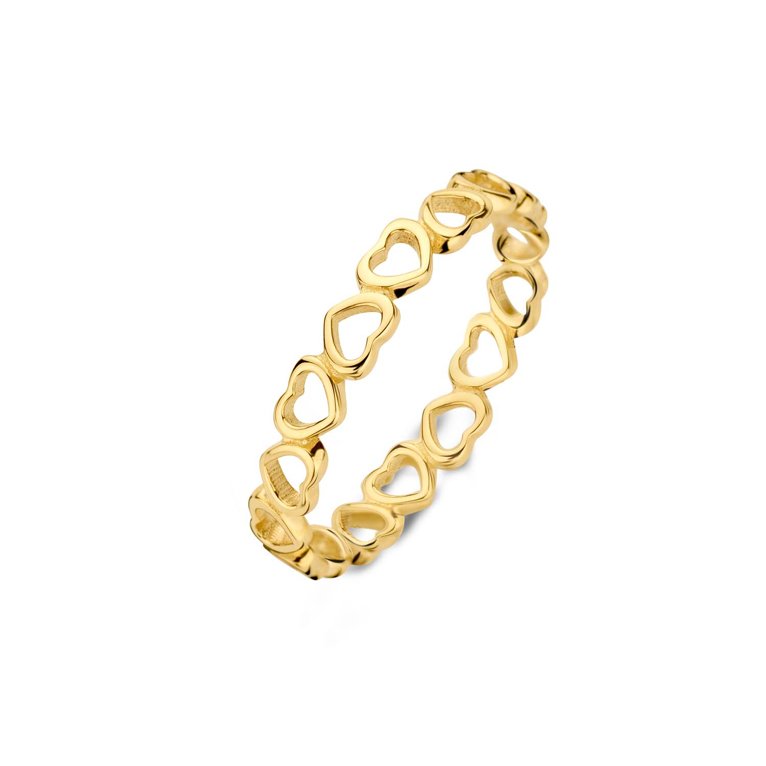 Jackie Corazón Ring
In Love With Barcelona en op deze Corazón ring! Gemaakt van 14K goud en perfect te combineren met je andere favoriete Jackie ringen voor een complete ringen stack. Hoe combineer jij hem?

In Love With Barcelona
Zon, stand, tapas, sangria en kunst. Sí, Barcelona! Jackie heeft tijdens haar reis naar Spanje inspiratie opgedaan in de wereldstad Barcelona. De Gaudí huizen, de kunstwerken in het gekleurde Parc Güell en natuurlijk de adembenemende Sagrada Família: elke plek was nog mooier dan zij zich had voorgesteld. Deze stad heeft een plekje in Jackie’s hart veroverd. Ontdek nu de nieuwe 14 karaat gouden sieradencollectie ‘In Love With Barcelona’. 

Specificaties
- Ring
- Materiaal: 14 Karaat - Geelgoud - 585
- Breedte: 4mm
- Artikelnummer: JKR23.312