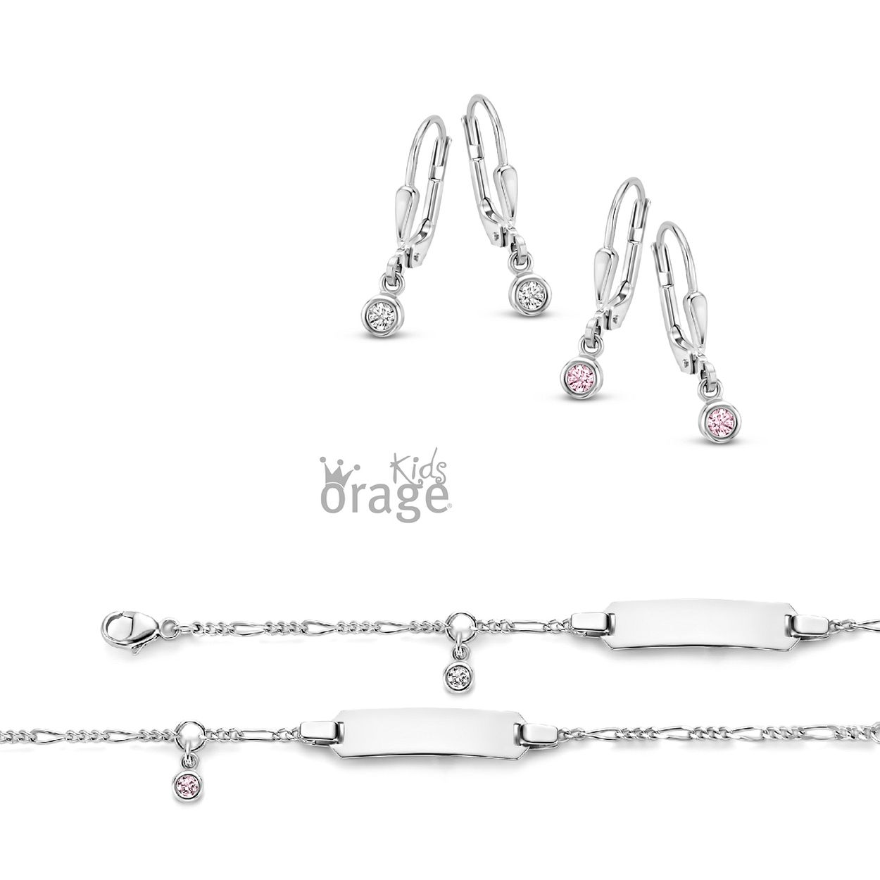 K2510-K2384 Oorslingers 925 rh cz (V/16)