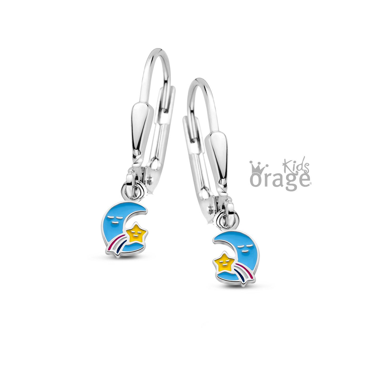 K2645 Oorslingers maan ster 925 rh (V/16)