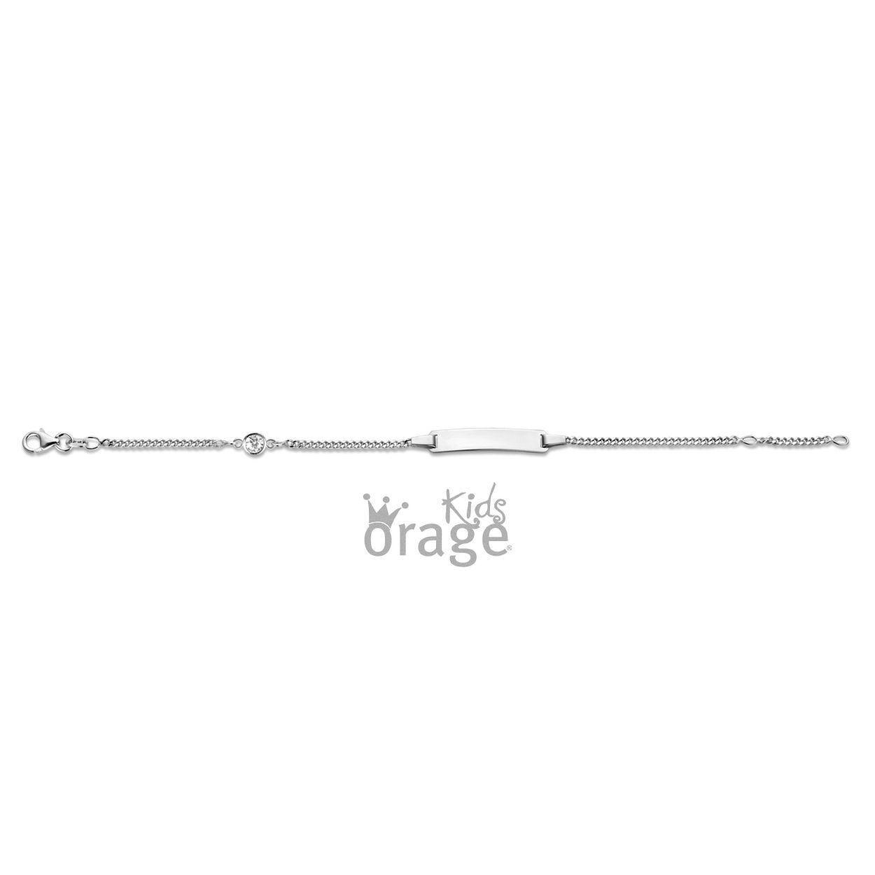 K2673-T566 Armband identiteit 925 rh cz (V/16)