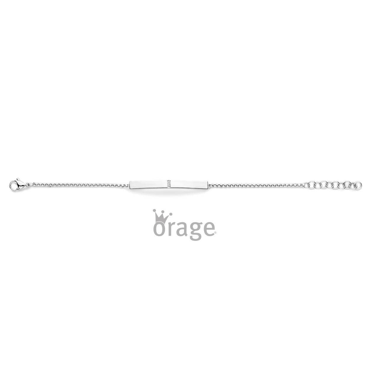 De Orage Armband Staal met Zirkonia K2846 (modelnummer A/5304/18) is een schitterende zilverkleurige armband gemaakt van roestvrij staal en is nikkelvrij. Dankzij de elegante zirkonia steentjes biedt het een verfijnde uitstraling. Draag deze armband als een opvallend accessoire bij zowel dagelijkse als formele outfits voor een tijdloze stijl.