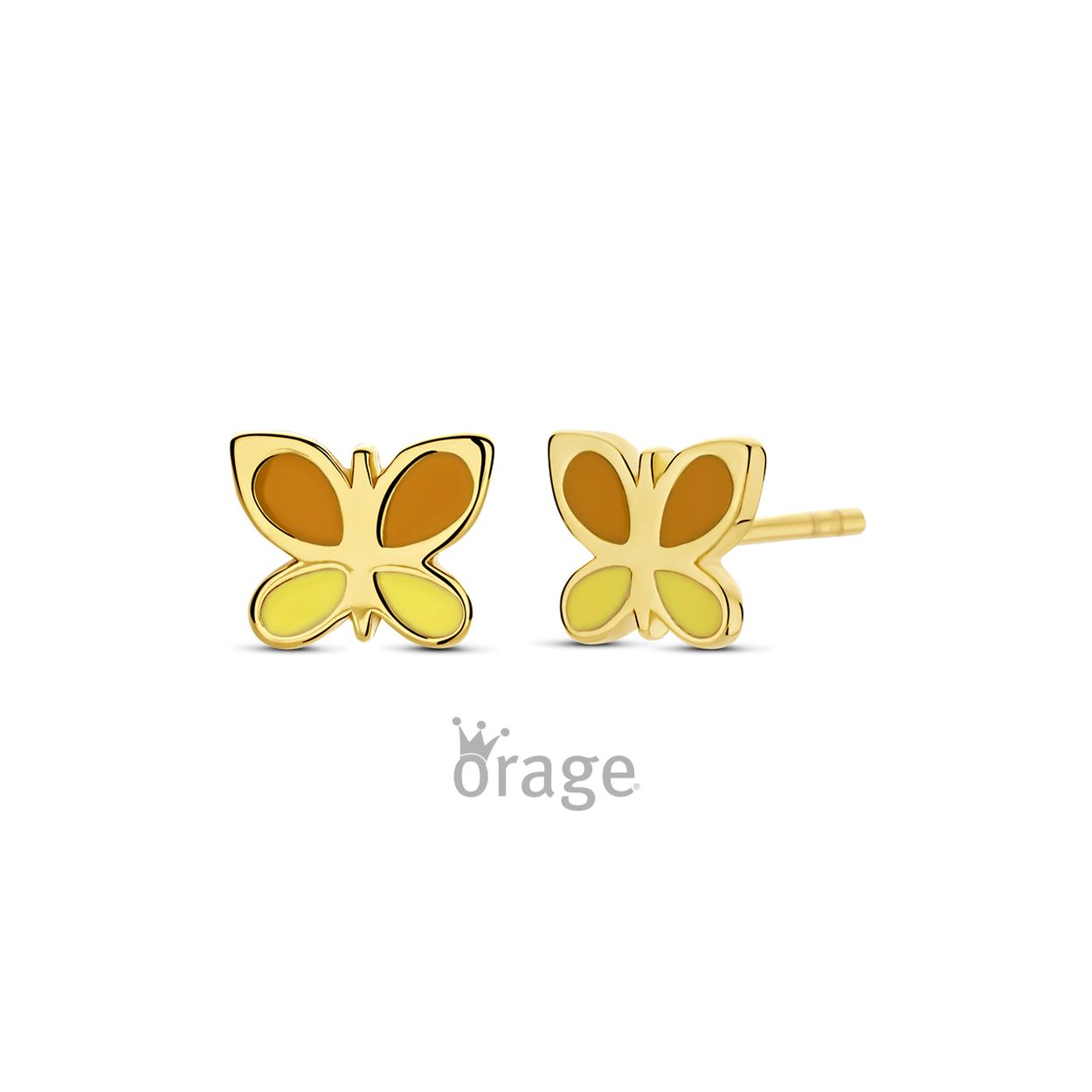 Deze leuke oorbelstekers in vlindervorm geven een speelse en leuke uitstraling. perfect voor dagelijks gebruik.