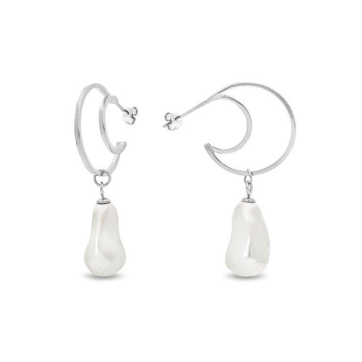 Deze oorringen is van het merk Spark Jewelry. Het is een damessieraad.
De verdere specificaties van de oorringen zijn als volgt:
Sieraadkleur: 
Steensoort: Parel
Steenkleur: Wit