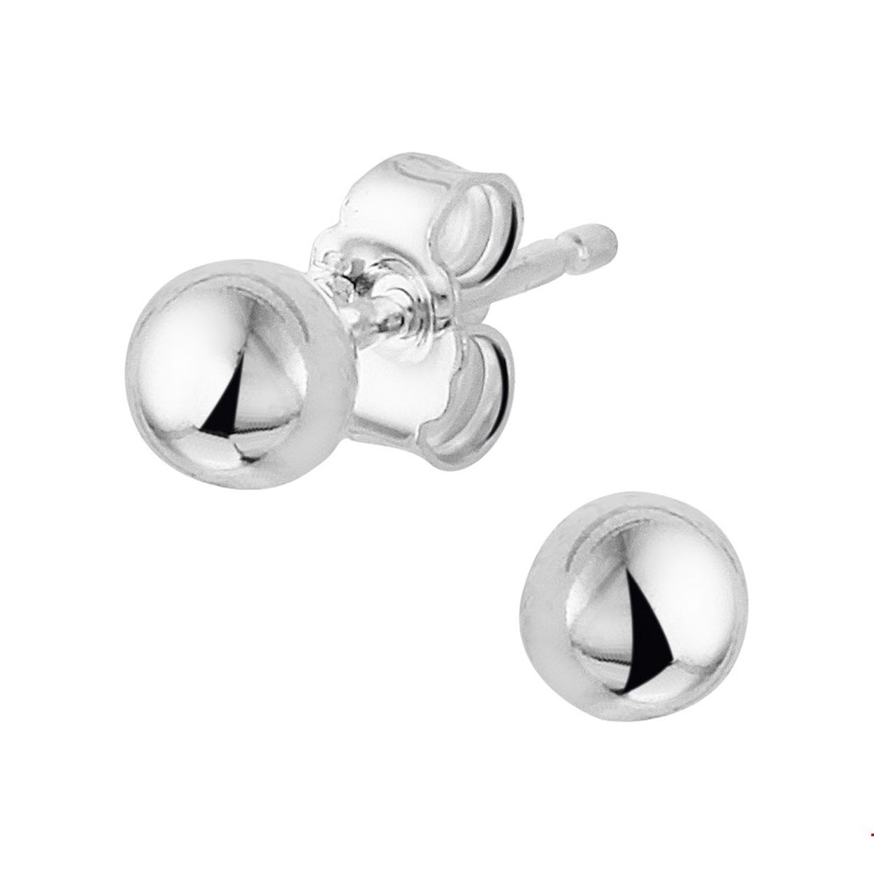 Zilveren oorknoppen met een bol 4mm.
Breedte: 4 mm
Hoogte: 4 mm