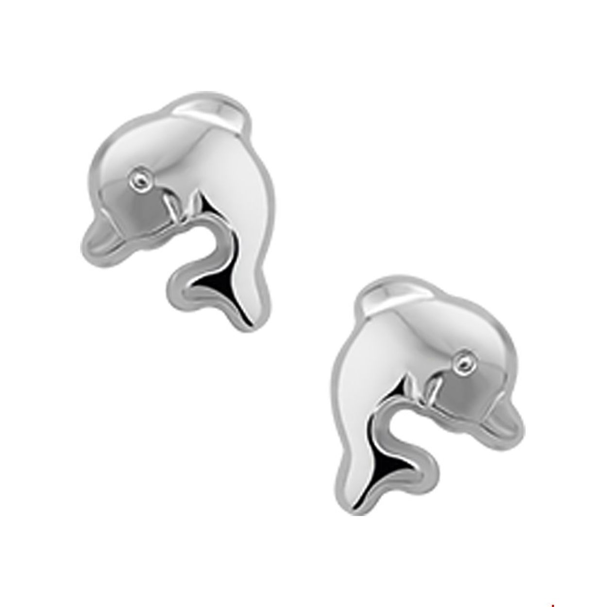 Beschrijving: Zilveren oorknoppen met een dolfijn. 
Doelgroep: kinderen
Breedte: 6.5 mm
Hoogte: 7.5 mm