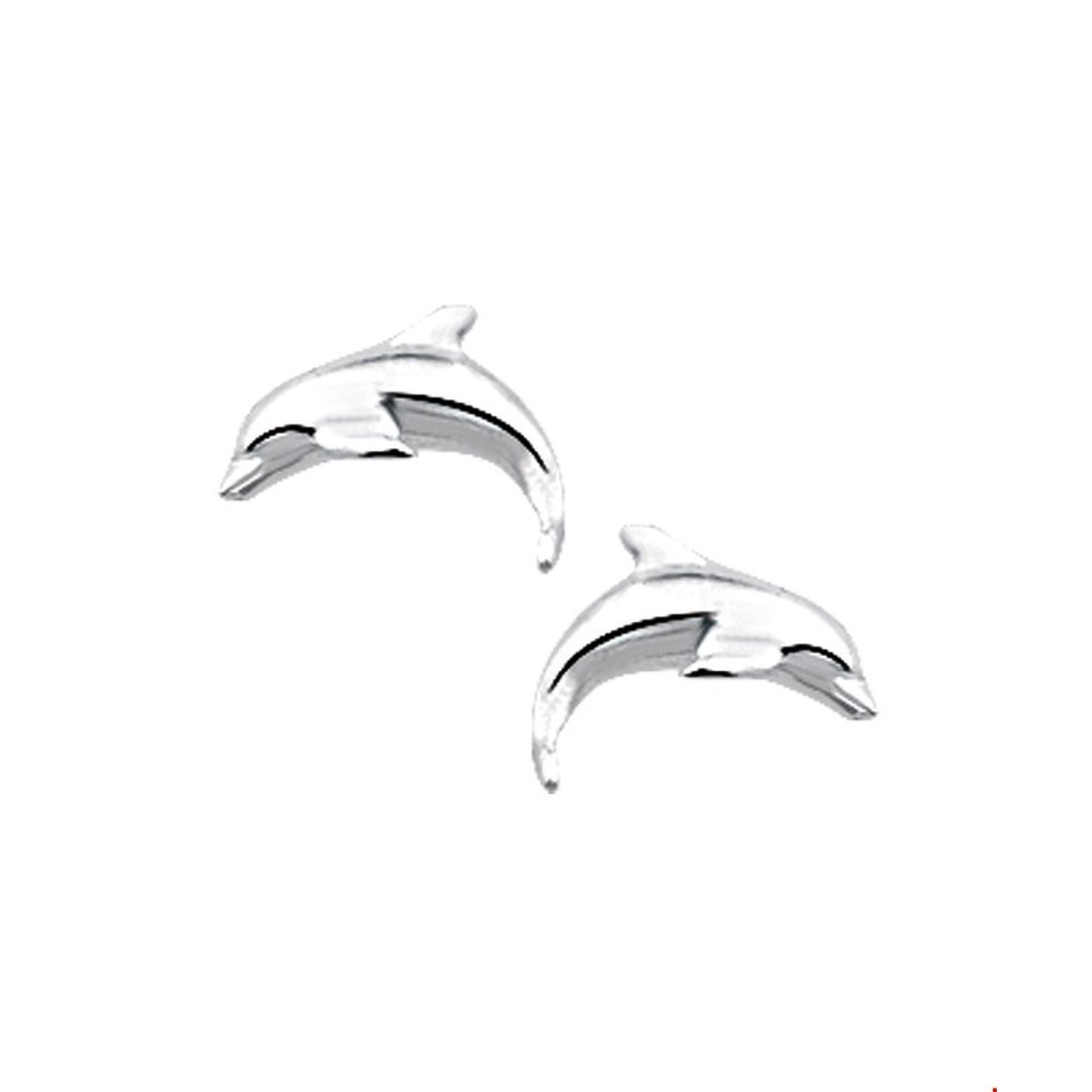 Beschrijving: Zilveren oorknoppen met een dolfijn. 
Doelgroep: kinderen
Breedte: 8.5 mm
Hoogte: 9 mm
