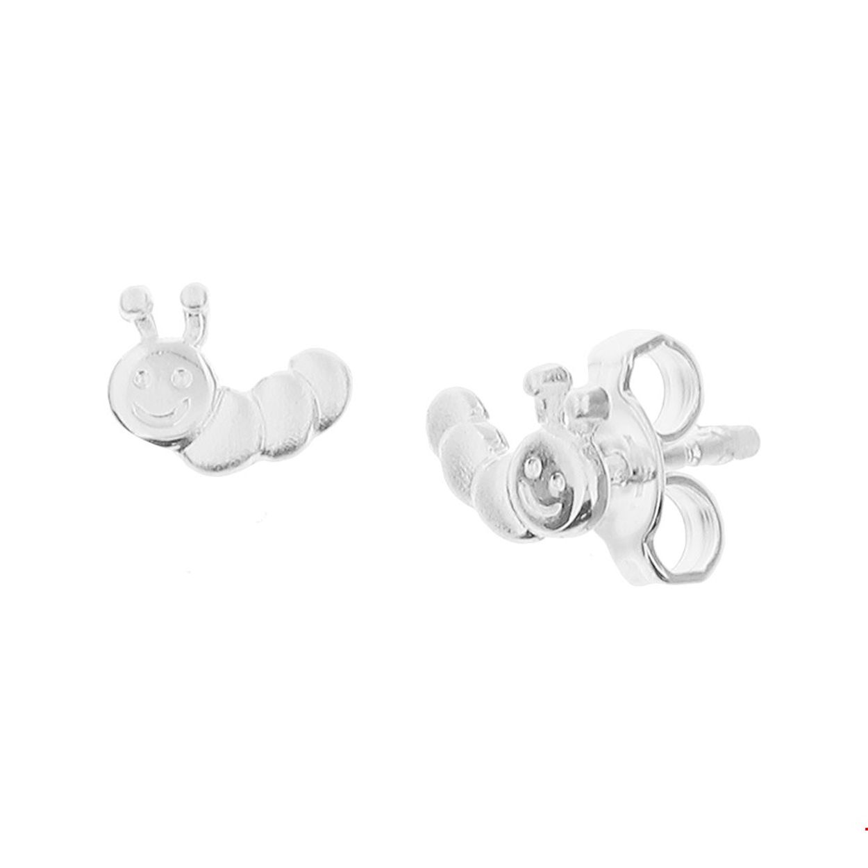 Beschrijving: Zilveren oorknoppen in de vorm van een rups van 5.8x7.3mm uitgevoerd met stevige poussette sluiting.
Doelgroep: dames
Breedte: 7.3 mm
Hoogte: 5.8 mm