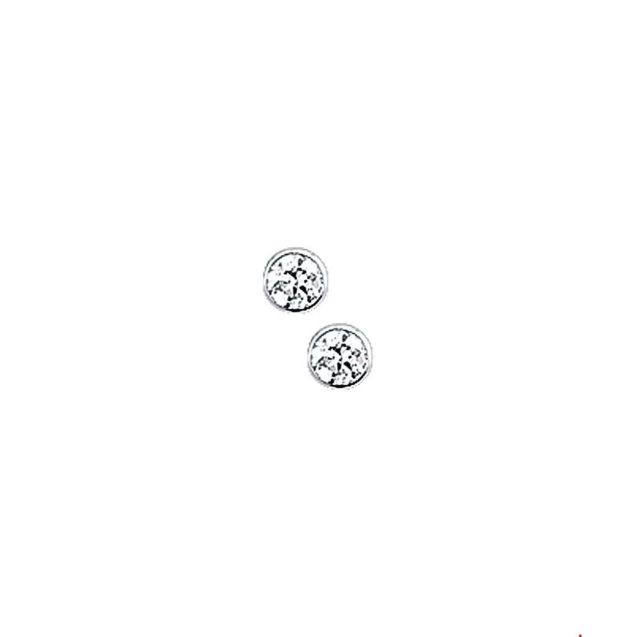 Zilveren oorknoppen met zirkonia.
2.5mm
Settlement: solitaire (kastzetting)