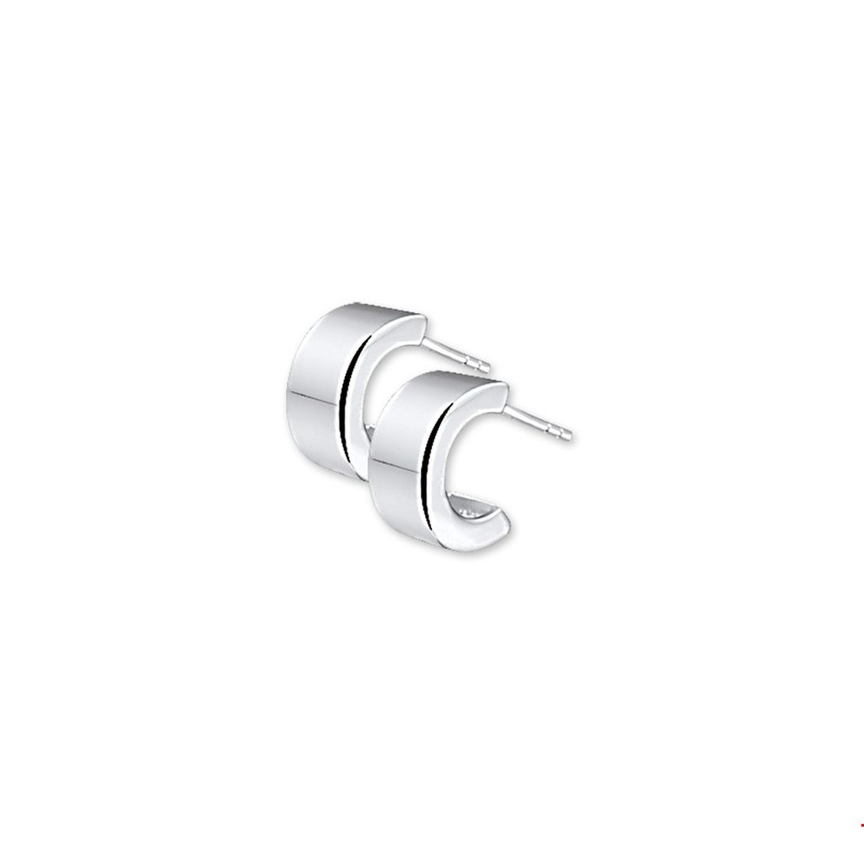Beschrijving: Zilveren stekercreolen met een poli afwerking. 
Verpakt per: 1
Doelgroep: dames
Breedte: 13 mm
Hoogte: 13 mm