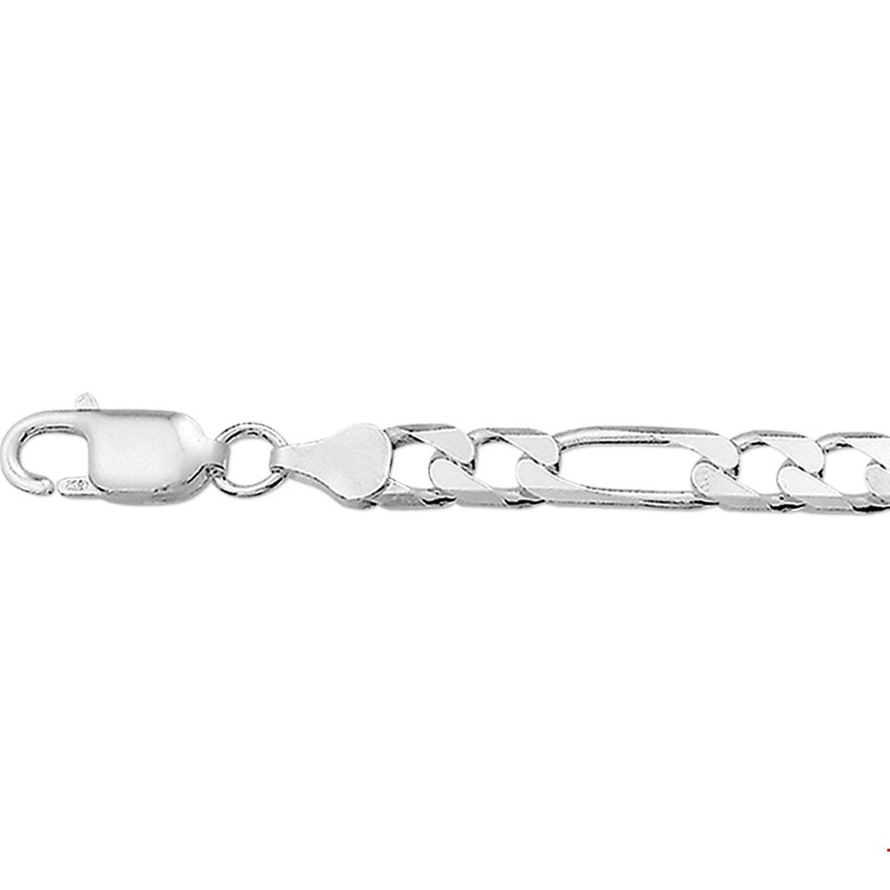 Beschrijving: Zilveren collier met figaro schakel.
Doelgroep: heren
Breedte: 6 mm
Langste lengte: 50 cm