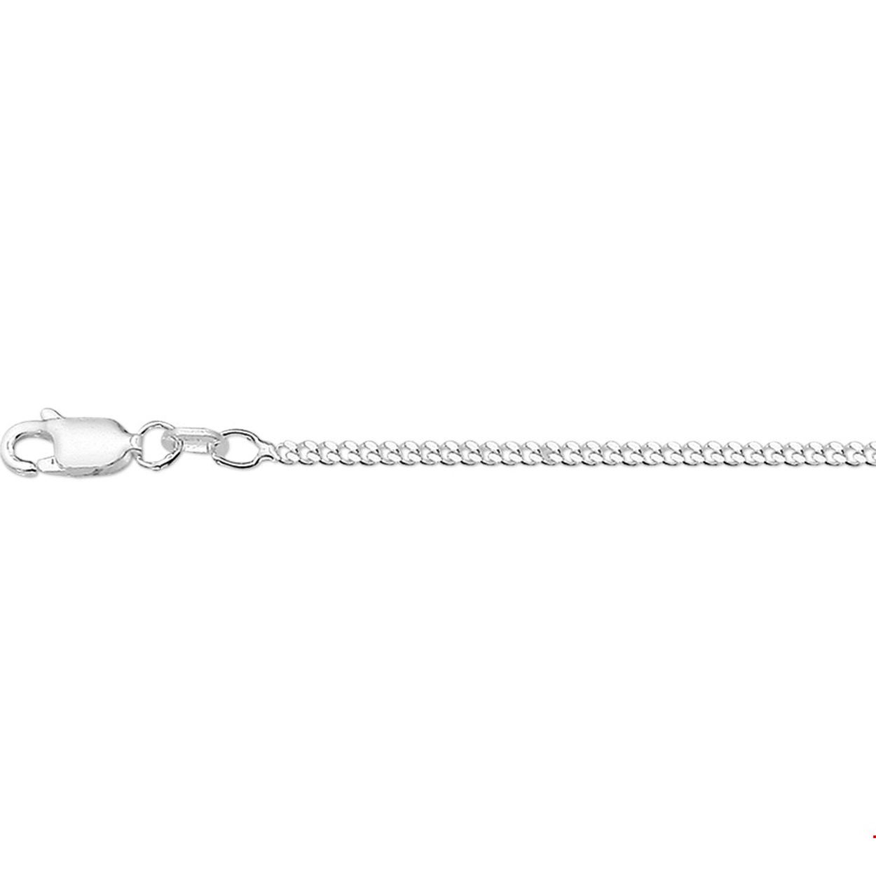 Zilveren collier met gourmet schakel. 
Doelgroep: unisex
Breedte: 2.2 mm
Langste lengte: 60 cm