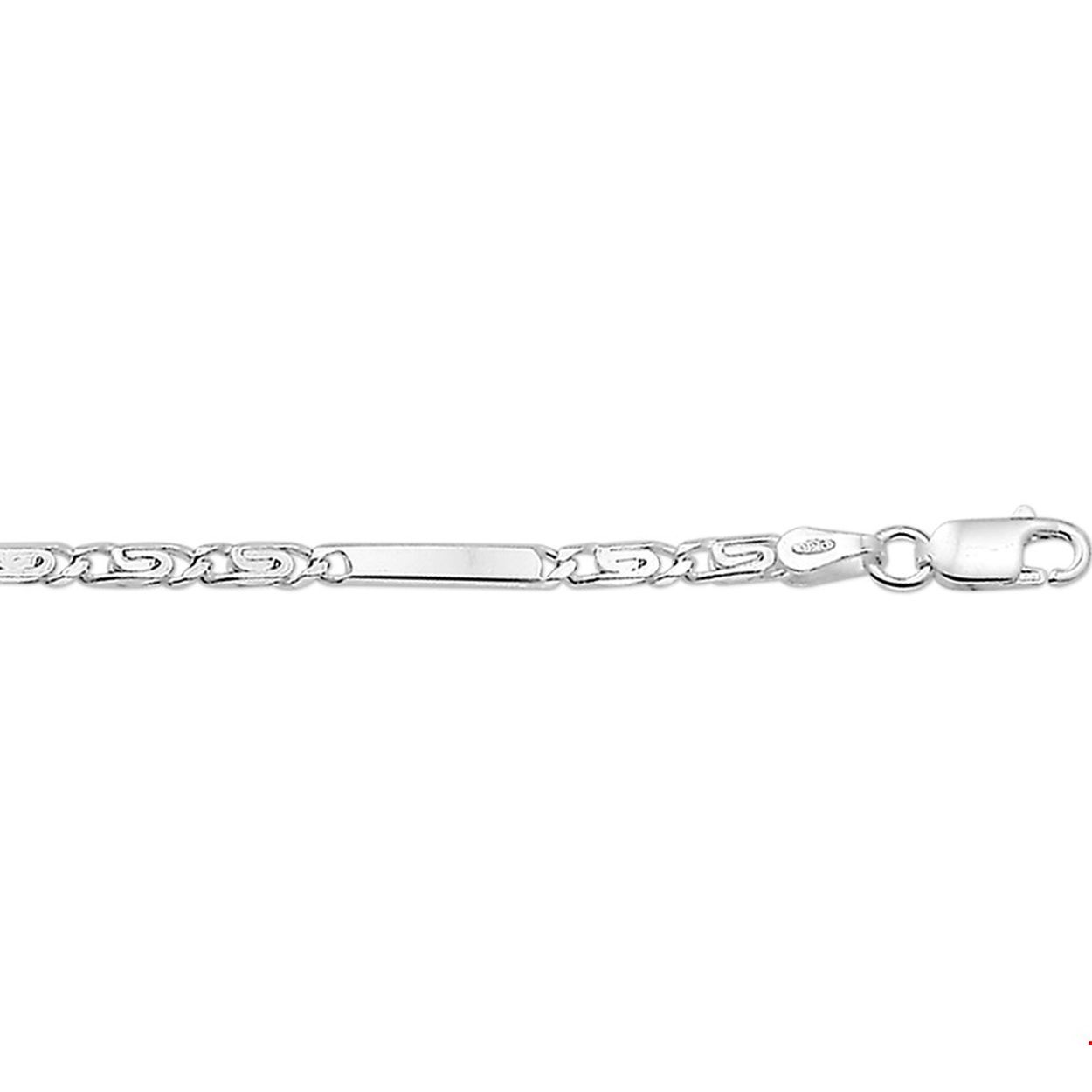 Zilveren armband met Griekse schakel.

Gender: dames
Breedte: 3 mm
Langste lengte: 18 cm