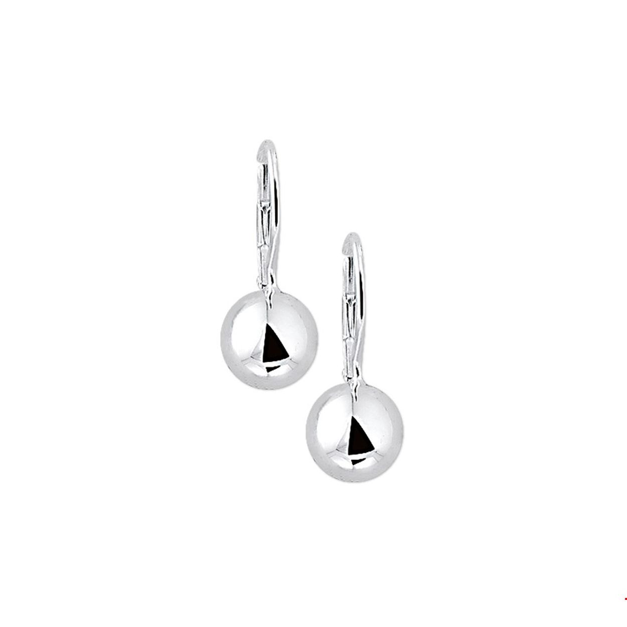 Zilveren oorhangers met een bol.

Gender: dames