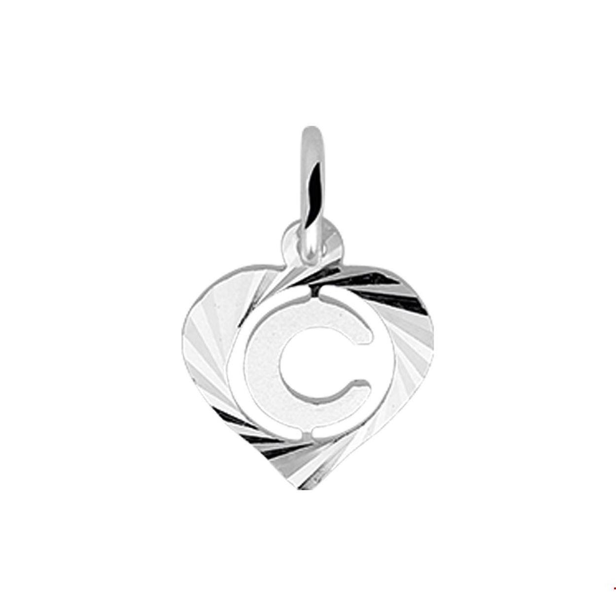 Beschrijving: Zilveren hart hanger letter C met een hoogte van 10.5mm en een breedte van 11mm.
Uniekenummer serie: 34840
Verpakt per: 1
Doelgroep: unisex