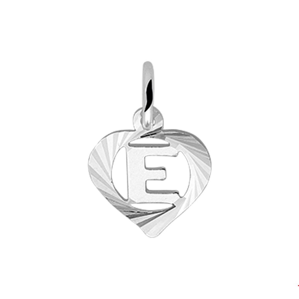 Beschrijving: Zilveren hart hanger letter E met een hoogte van 10.5mm en een breedte van 11mm.
Uniekenummer serie: 34840
Verpakt per: 1
Doelgroep: unisex