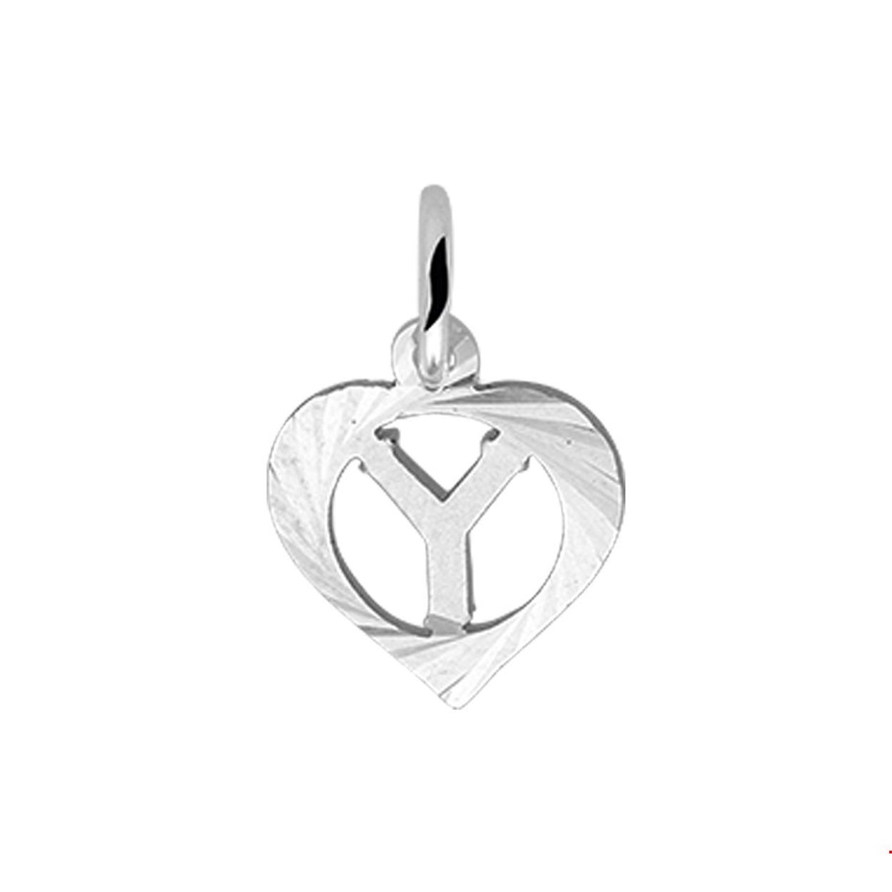 Beschrijving: Zilveren hart hanger letter Y met een hoogte van 10.5mm en een breedte van 11mm.
Uniekenummer serie: 34840
Verpakt per: 1
Doelgroep: unisex