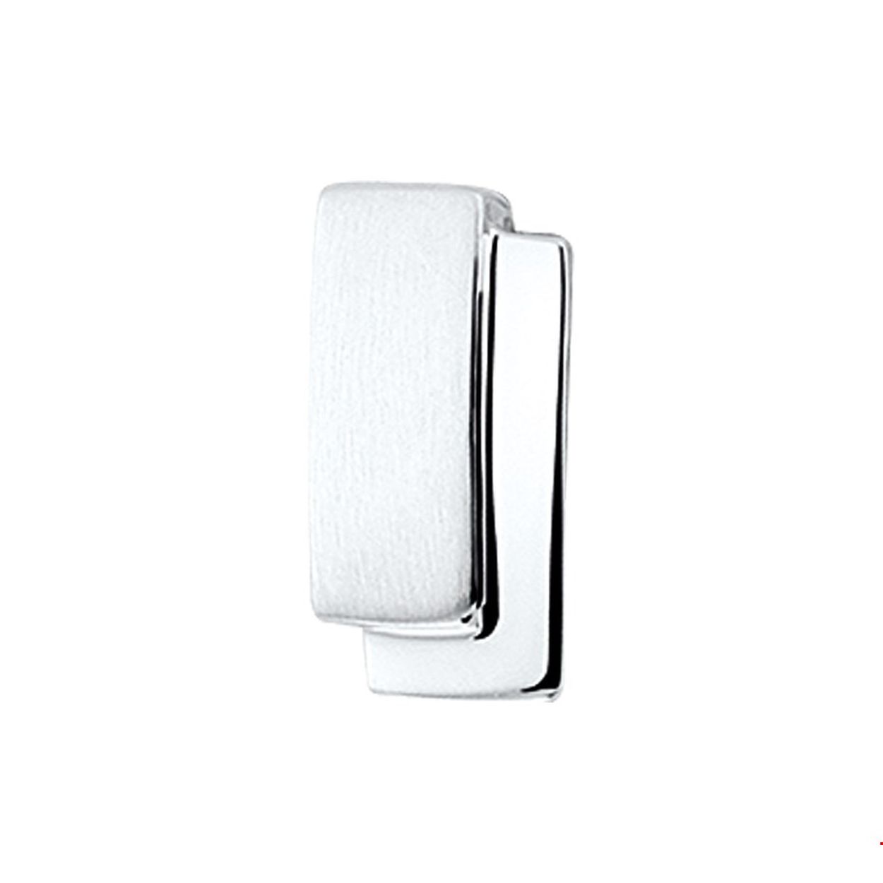 Beschrijving: Zilveren hanger met een poli/matte afwerking.
Doelgroep: dames
Breedte: 8 mm
Hoogte: 16.5 mm