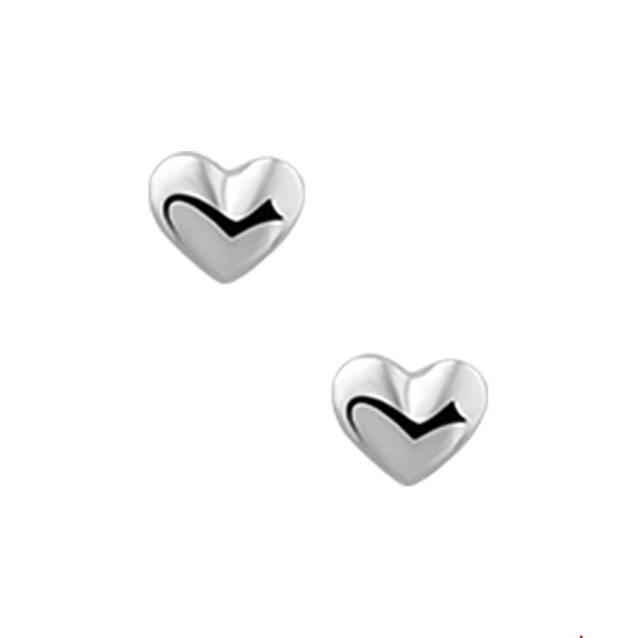 Beschrijving: Zilveren oorknoppen met een hart. 
Doelgroep: dames
Breedte: 4 mm
Hoogte: 3.6 mm