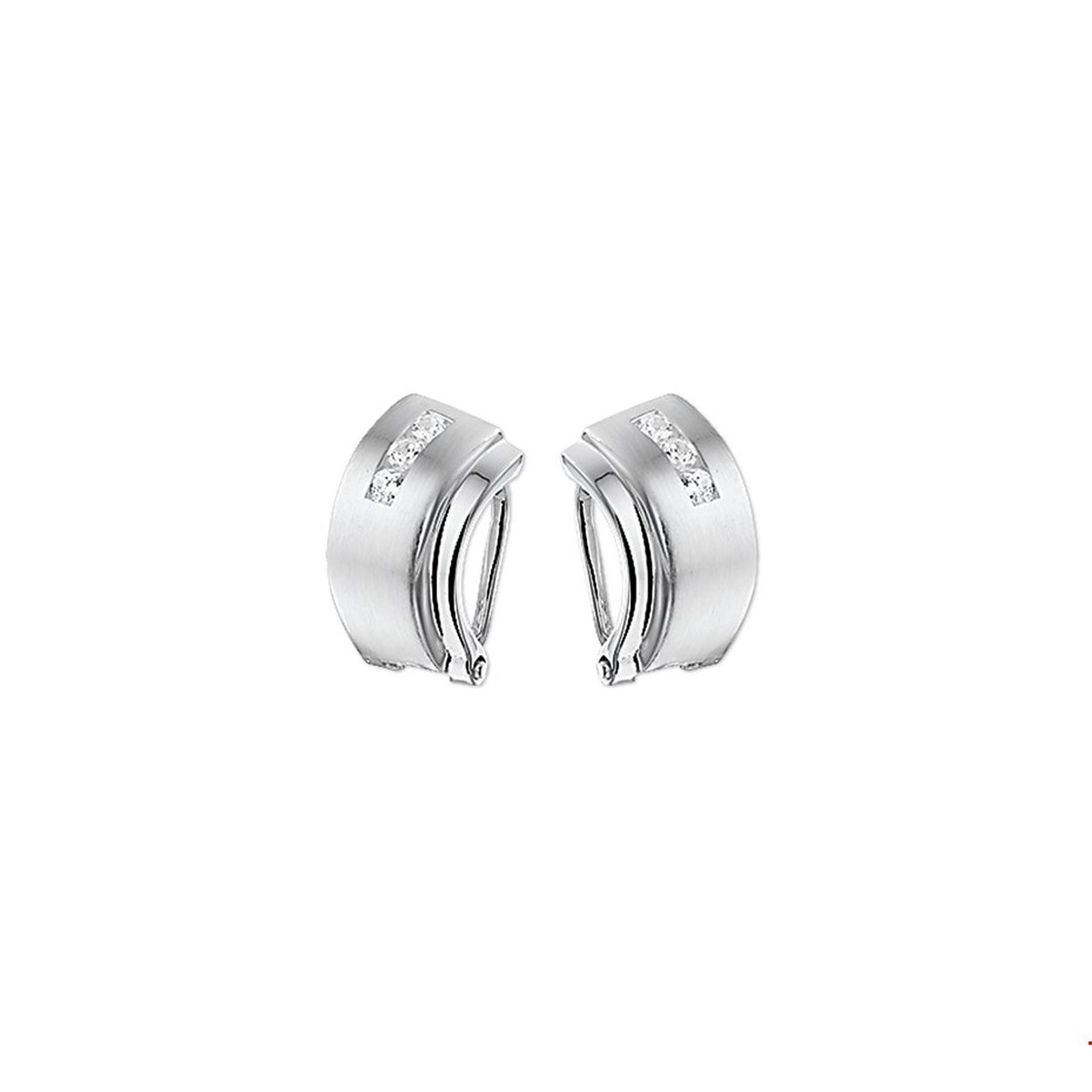 Beschrijving: Zilveren oorclips met een poli/matte afwerking en zirkonia.
Verpakt per: 1
Doelgroep: dames
Breedte: 9 mm
Hoogte: 16 mm
Zetting: alliance (span zetting)