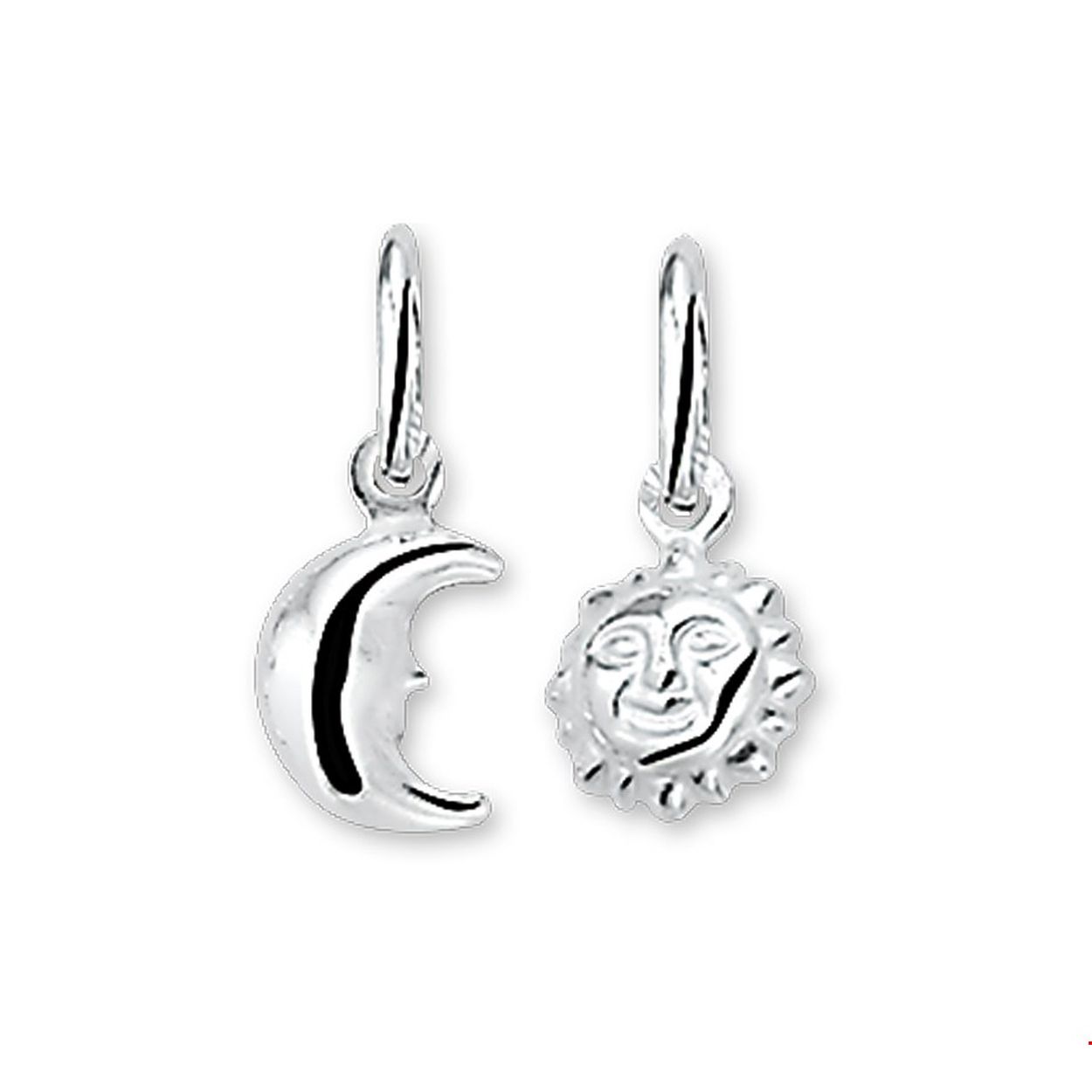 Zilver bedel zon of maan