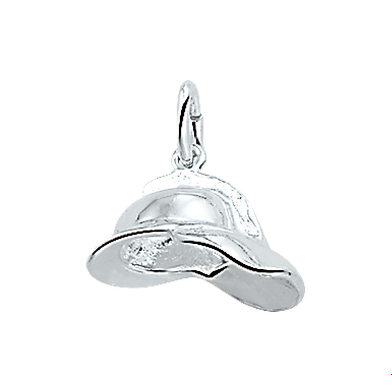 Zilveren hanger in de vorm van een brandweerhelm
Breedte: 17 mm
Hoogte: 14.5 mm