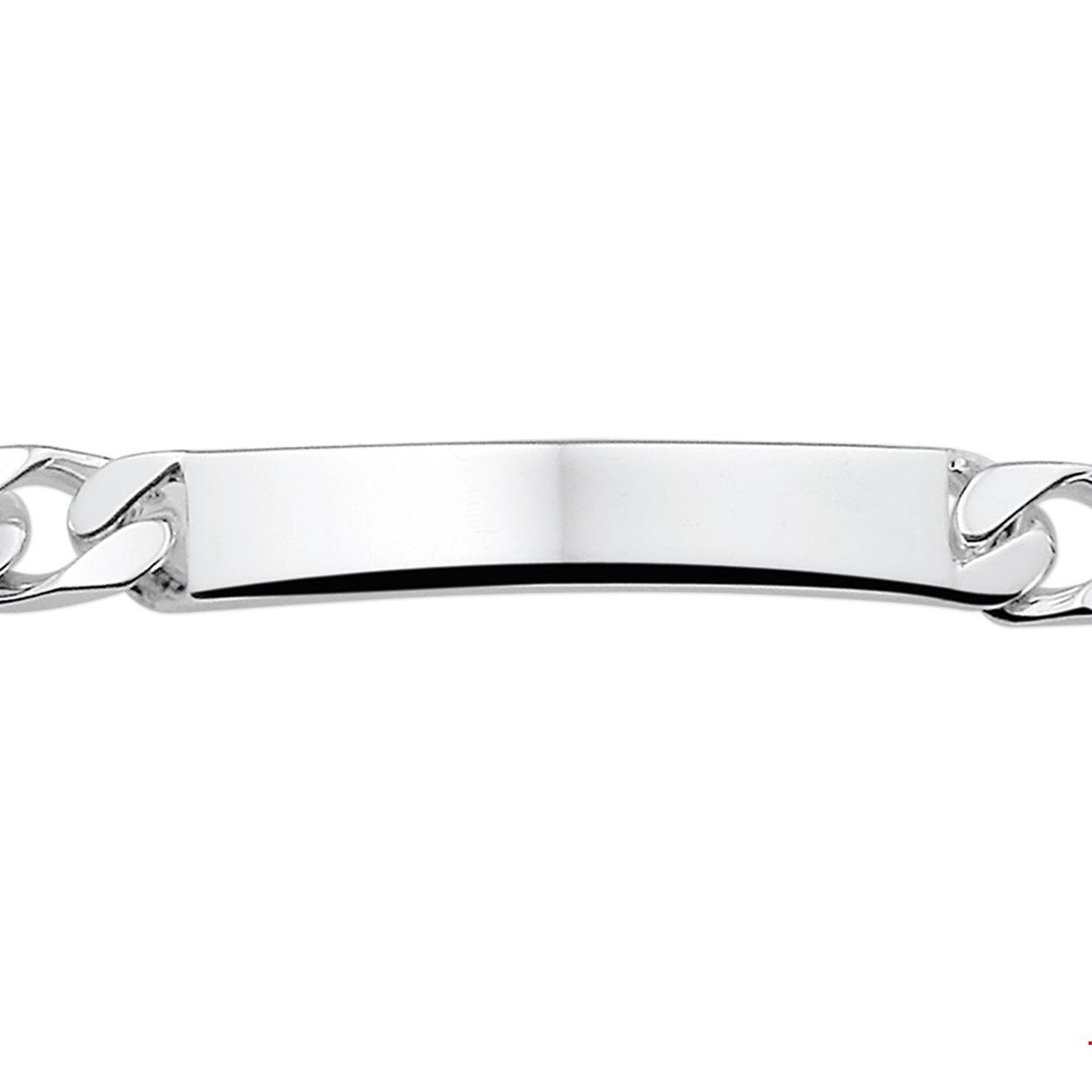 Beschrijving: Zilveren graveerarmband. De lengte bedraagt 20cm en de breedte van de graveerplaat bedraagt 8mm. 
Verpakt per: 1
Doelgroep: unisex
Breedte: 8 mm
Langste lengte: 20 mm