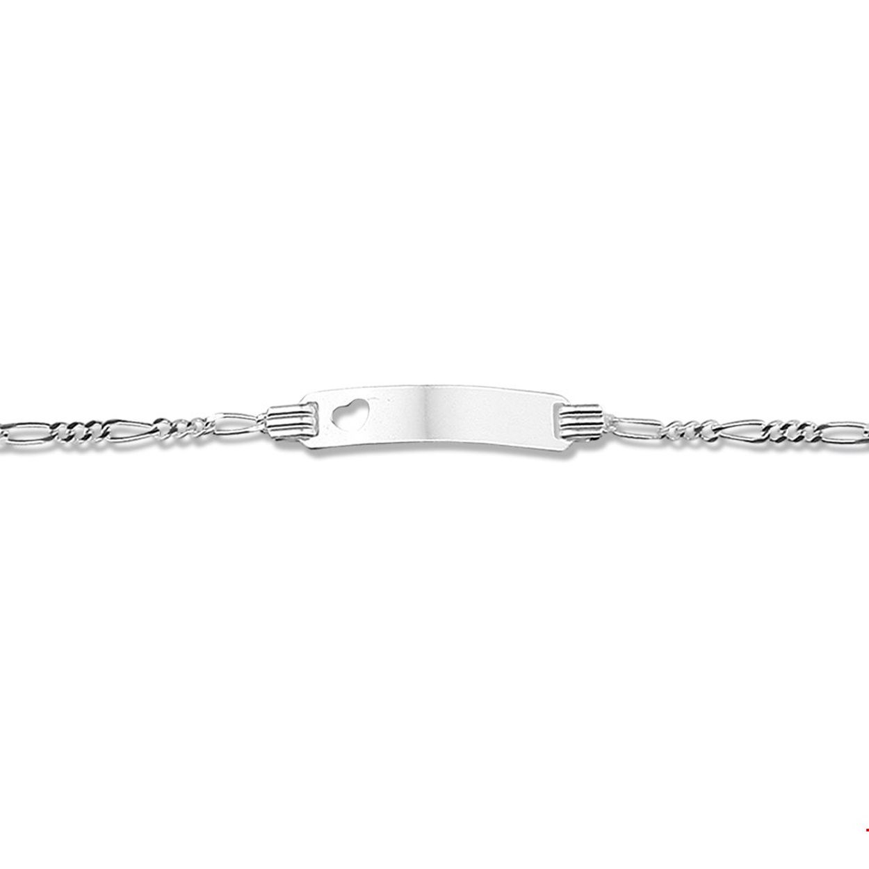 Zilveren platenarmband kinderen