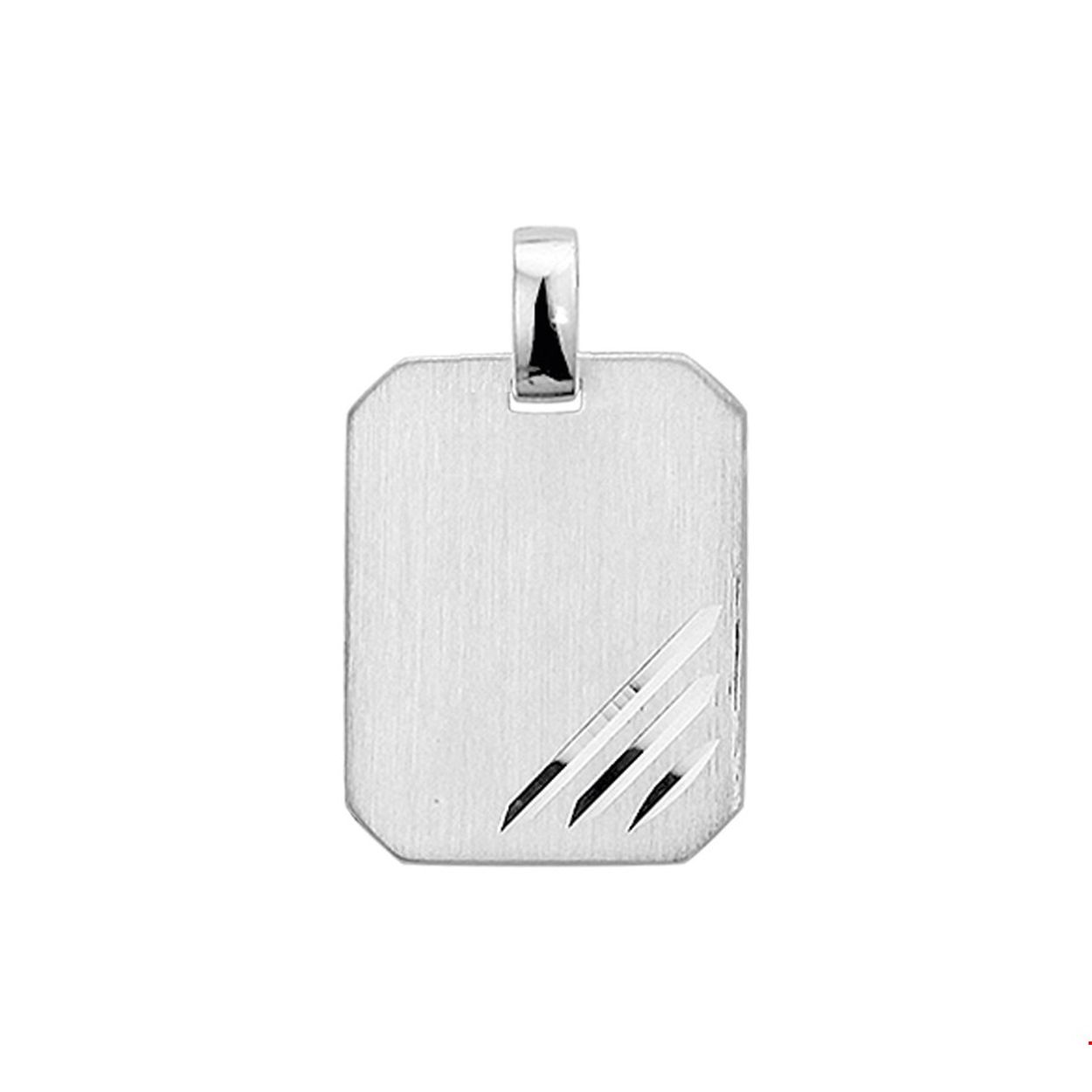 925 zilver | hanger vlak | 20x16mm