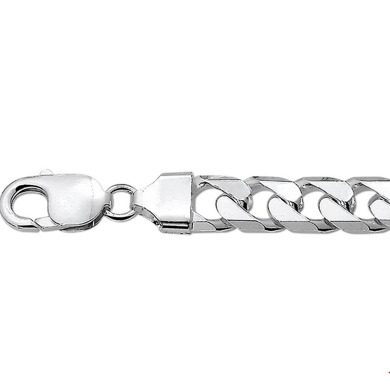 Beschrijving: De moderne man weet dat sieraden allang niet meer alleen voor vrouwen zijn! Draag jouw set casual met een spijkerbroek of met een knipoog bij een wat meer zakelijke look. Details: Zilveren collier met geslepen gourmet schakel.
Doelgroep: heren
Breedte: 7.5 mm
Langste lengte: 60 cm