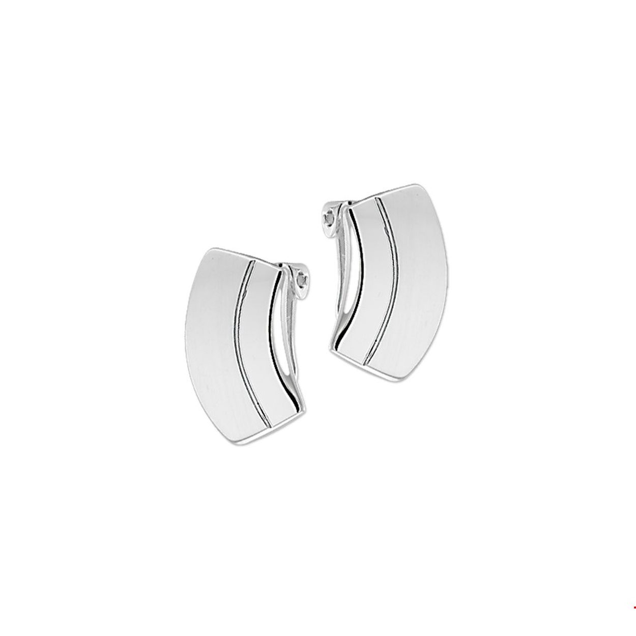 Beschrijving: Zilveren oorclips met een poli/matte afwerking.
Verpakt per: 1
Doelgroep: dames
Breedte: 10 mm
Hoogte: 18 mm