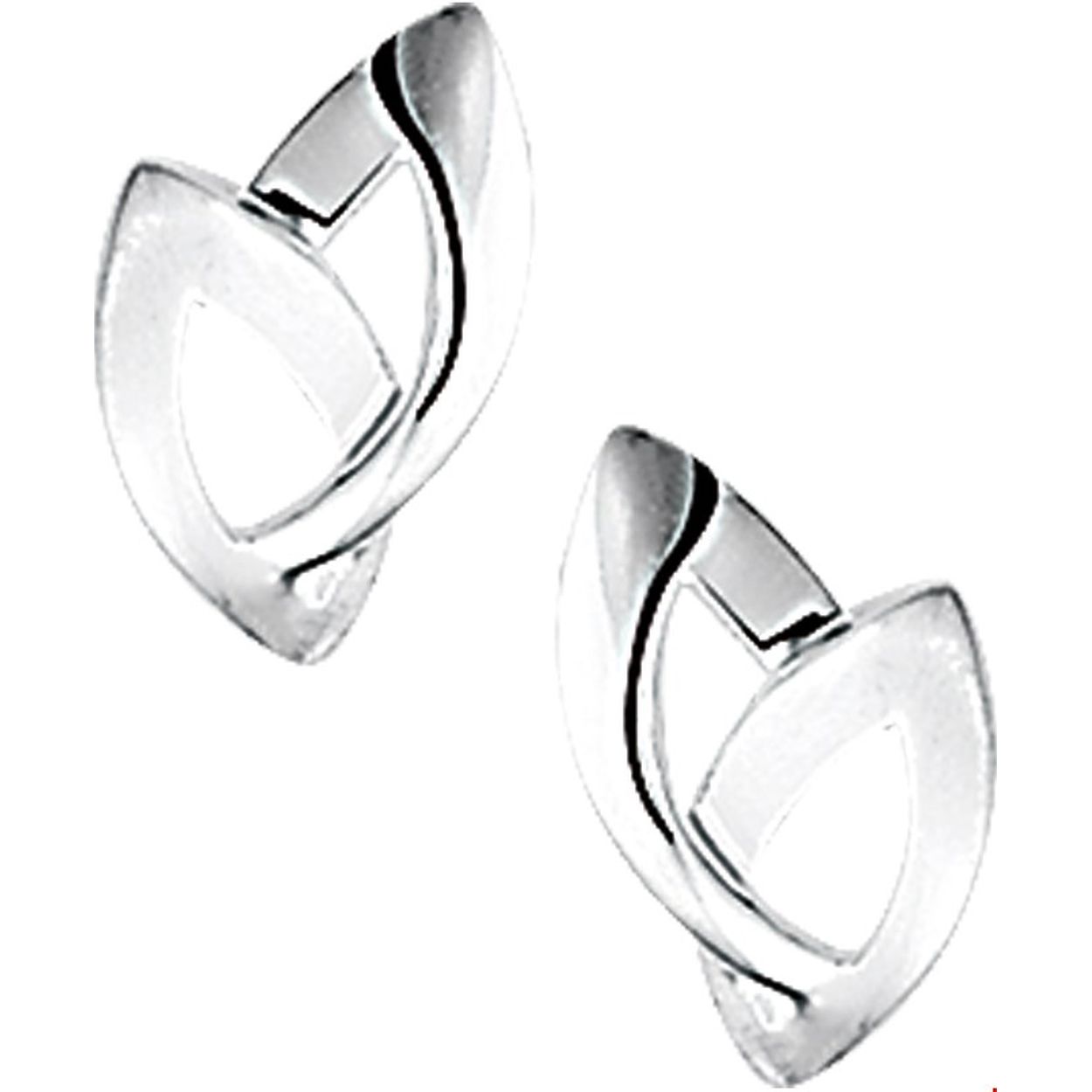 Beschrijving: Zilveren oorknoppen met een poli/matte afwerking. 
Verpakt per: 1
Doelgroep: dames
Breedte: 6.5 mm
Hoogte: 10.5 mm