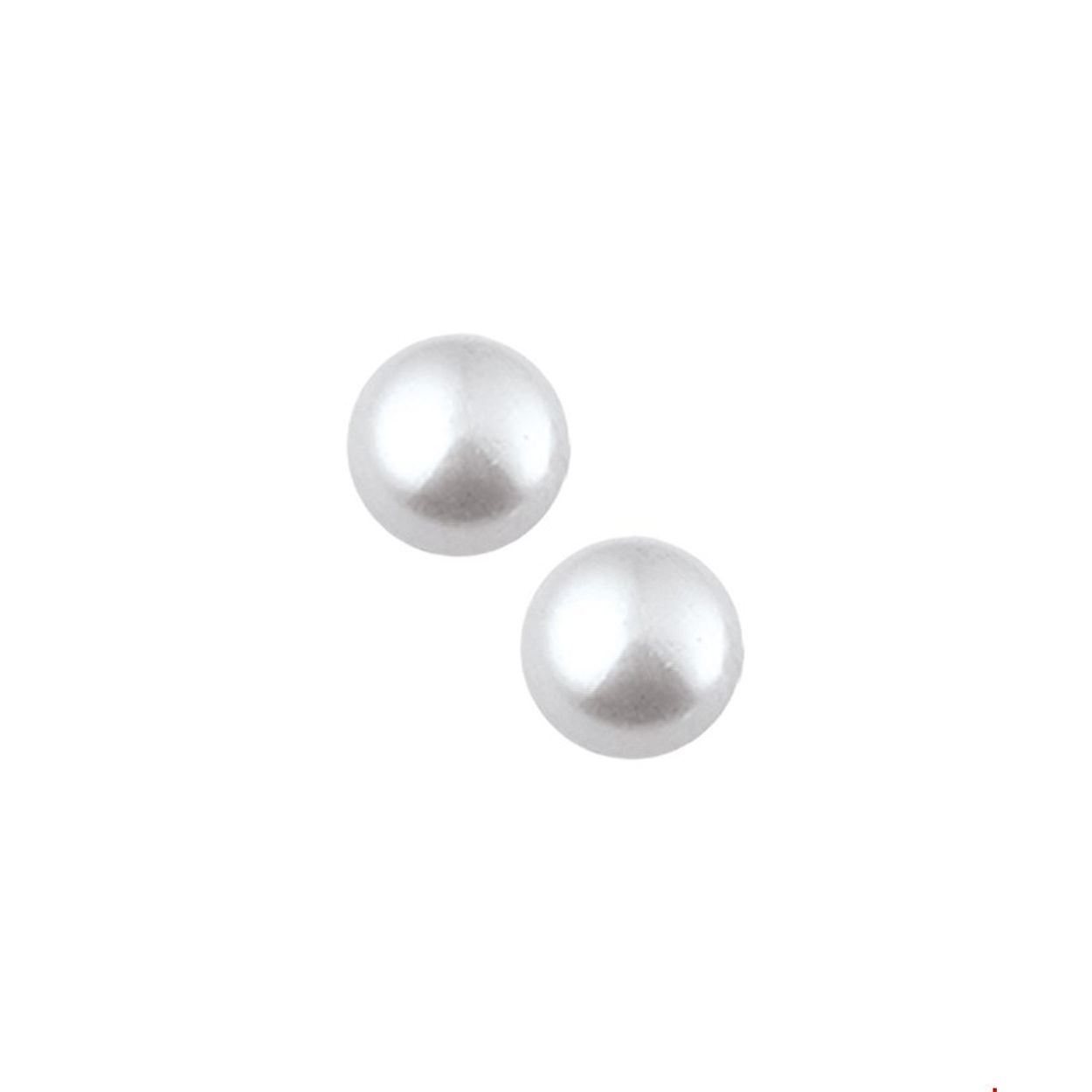 Beschrijving: Zilveren oorknoppen met een witte imitatieparel. 
Uniekenummer serie: 25894
Doelgroep: dames