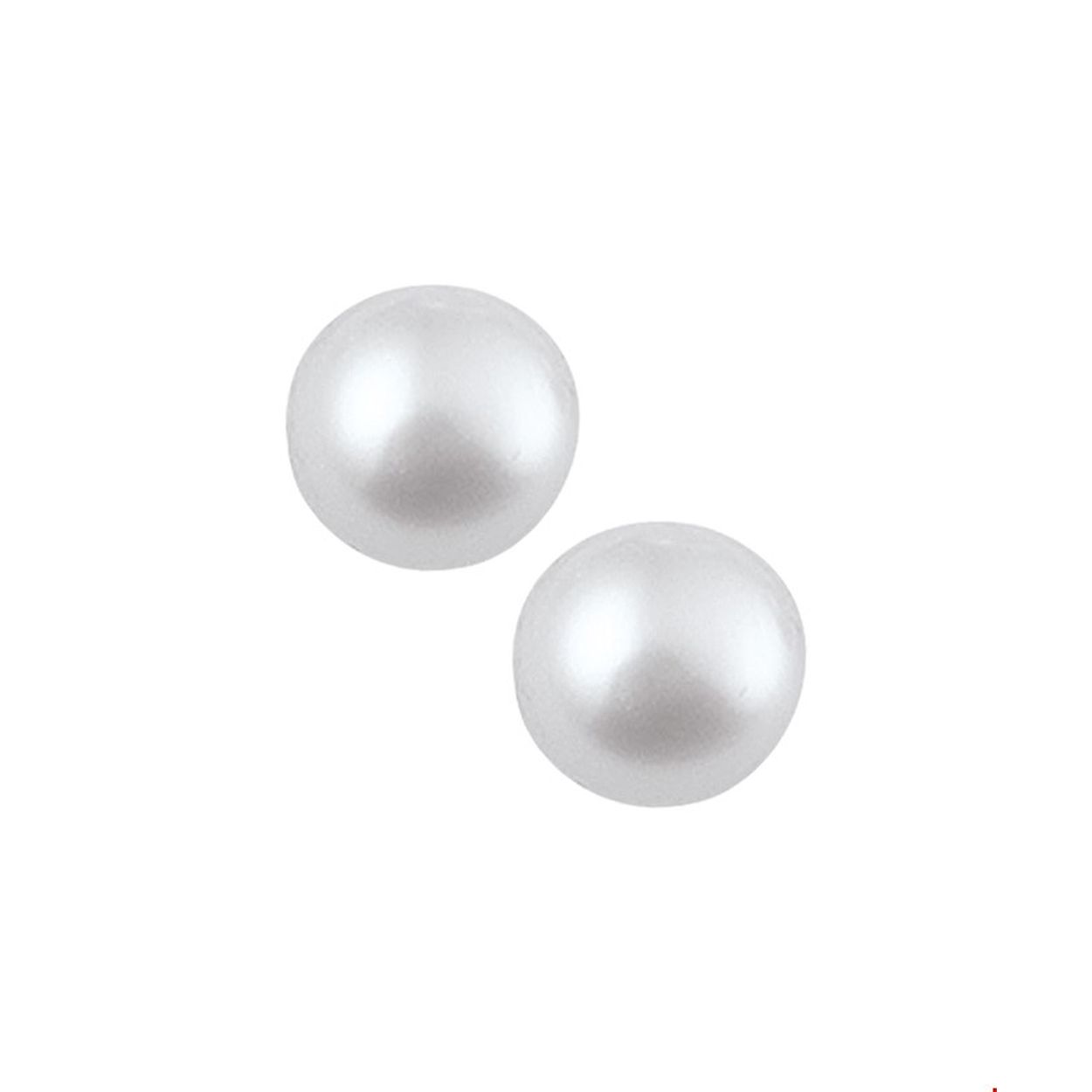 Zilveren oorknoppen met een witte imitatieparel.

Gender: dames