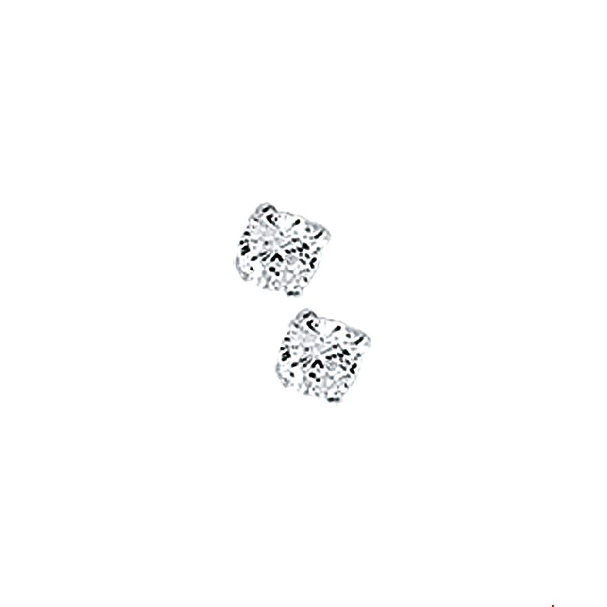 Beschrijving: Zilveren oorknoppen met zirkonia.
Uniekenummer serie: 25863
Doelgroep: dames
Zetting: solitaire (chatonzetting)