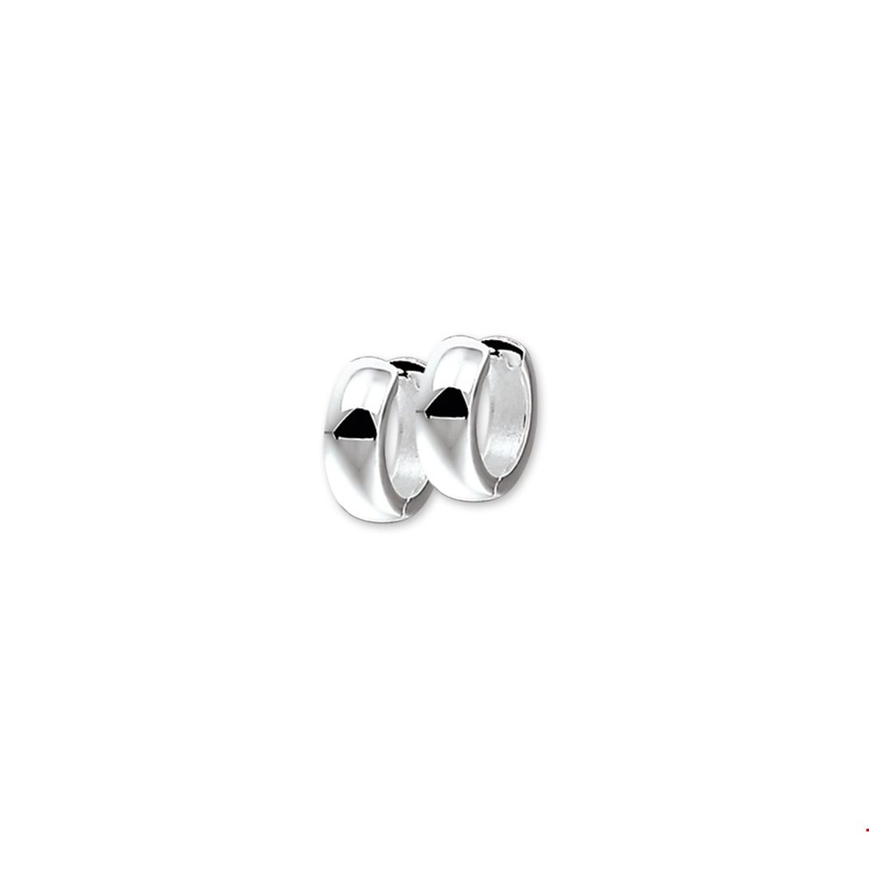 925 zilver | 12.5/4mm | klapcreolen