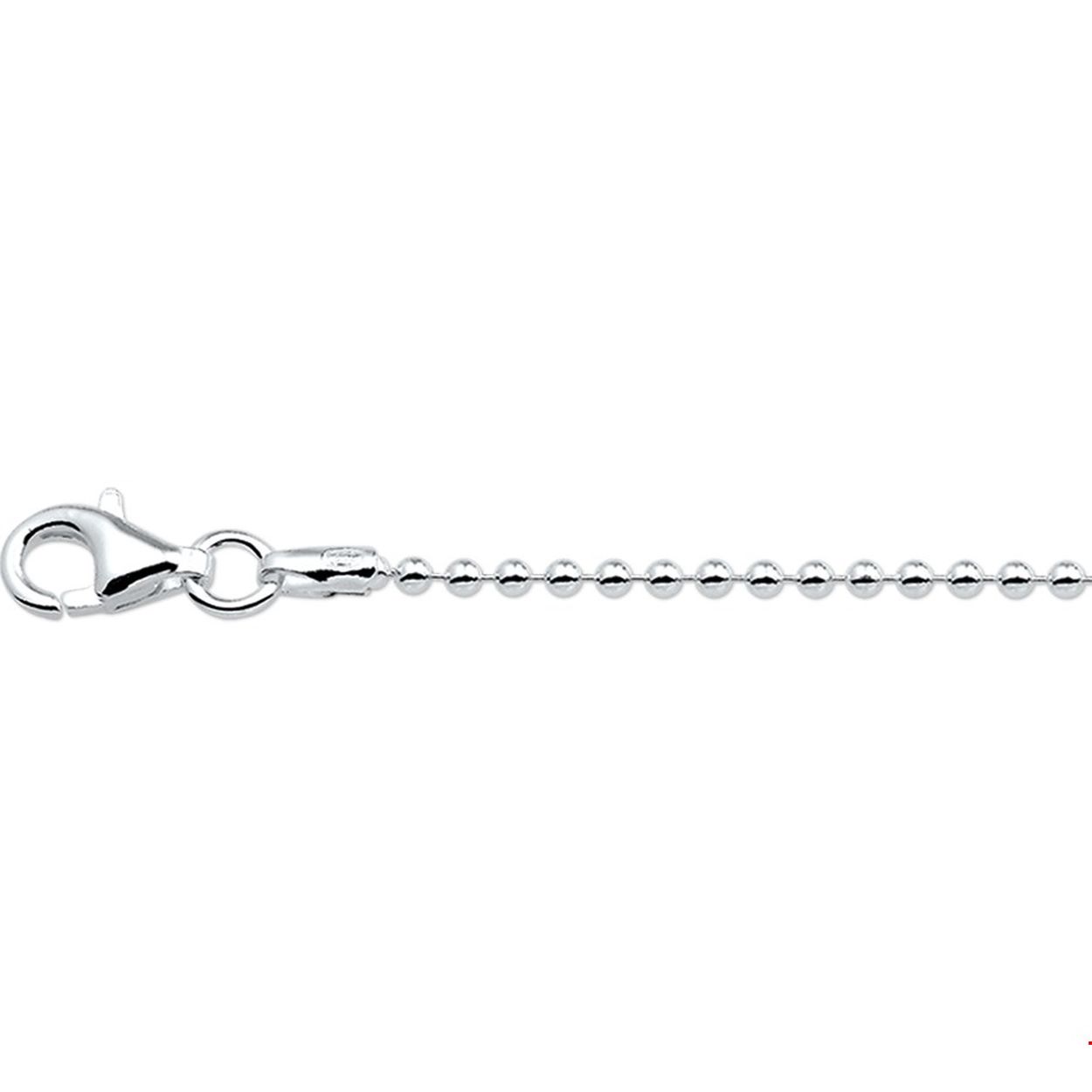Beschrijving: Zilveren bolletjes collier.
Uniekenummer serie: 28830
Verpakt per: 1
Doelgroep: dames
Breedte: 2 mm
Langste lengte: 45 mm